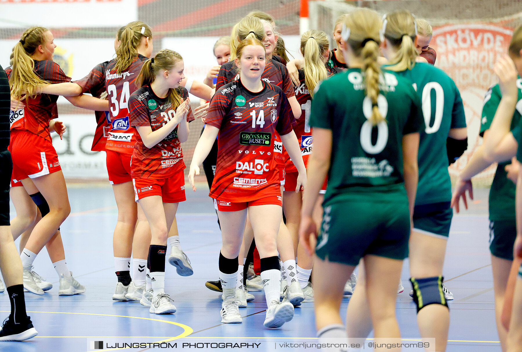 USM F16 Steg 4 Skövde HF 1-GF Kroppskultur 1 25-18,dam,Skövde Idrottshall,Skövde,Sverige,Ungdoms-SM,Handboll,2023,305627