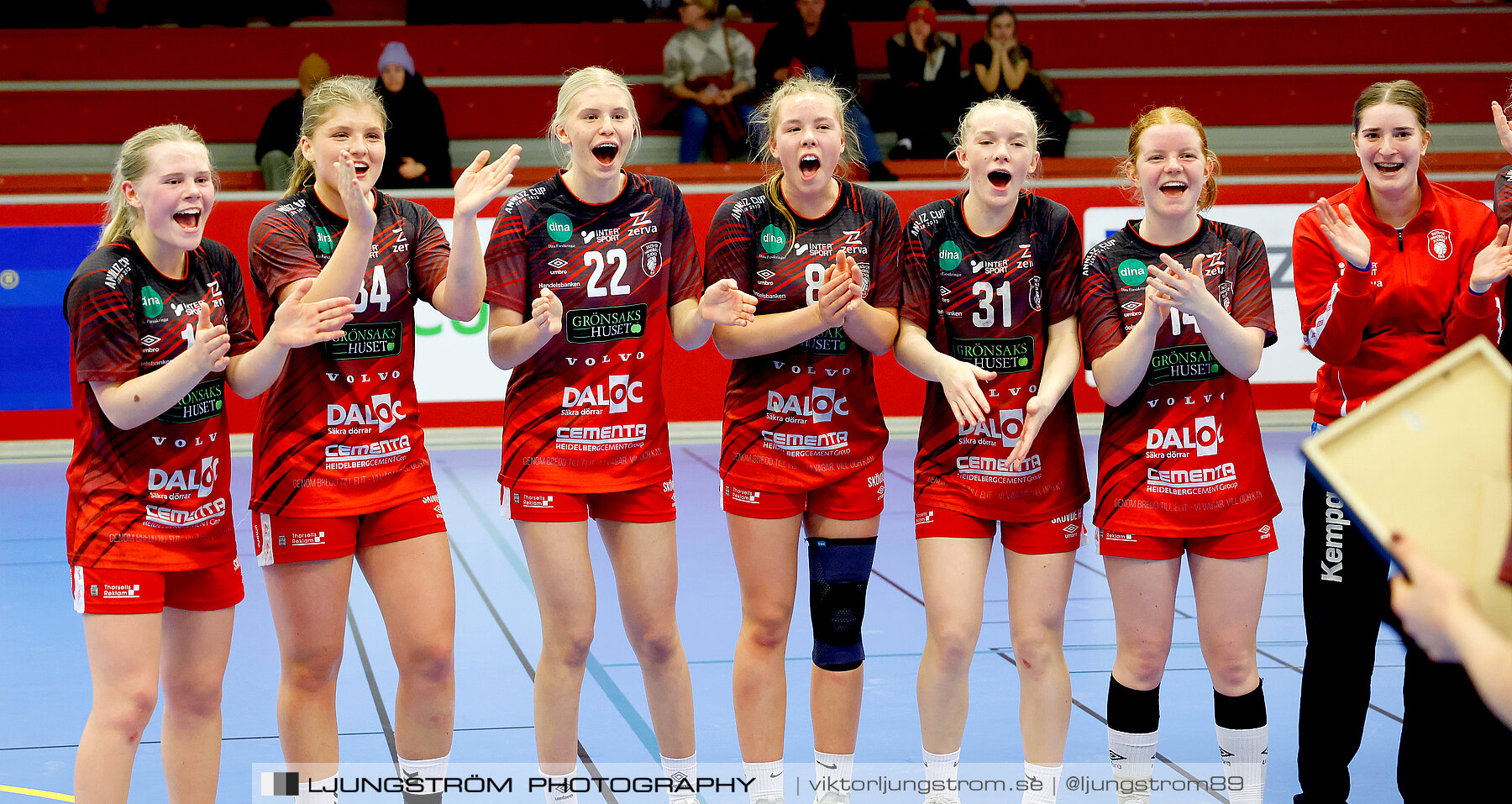 USM F16 Steg 4 Skövde HF 1-GF Kroppskultur 1 25-18,dam,Skövde Idrottshall,Skövde,Sverige,Ungdoms-SM,Handboll,2023,305662