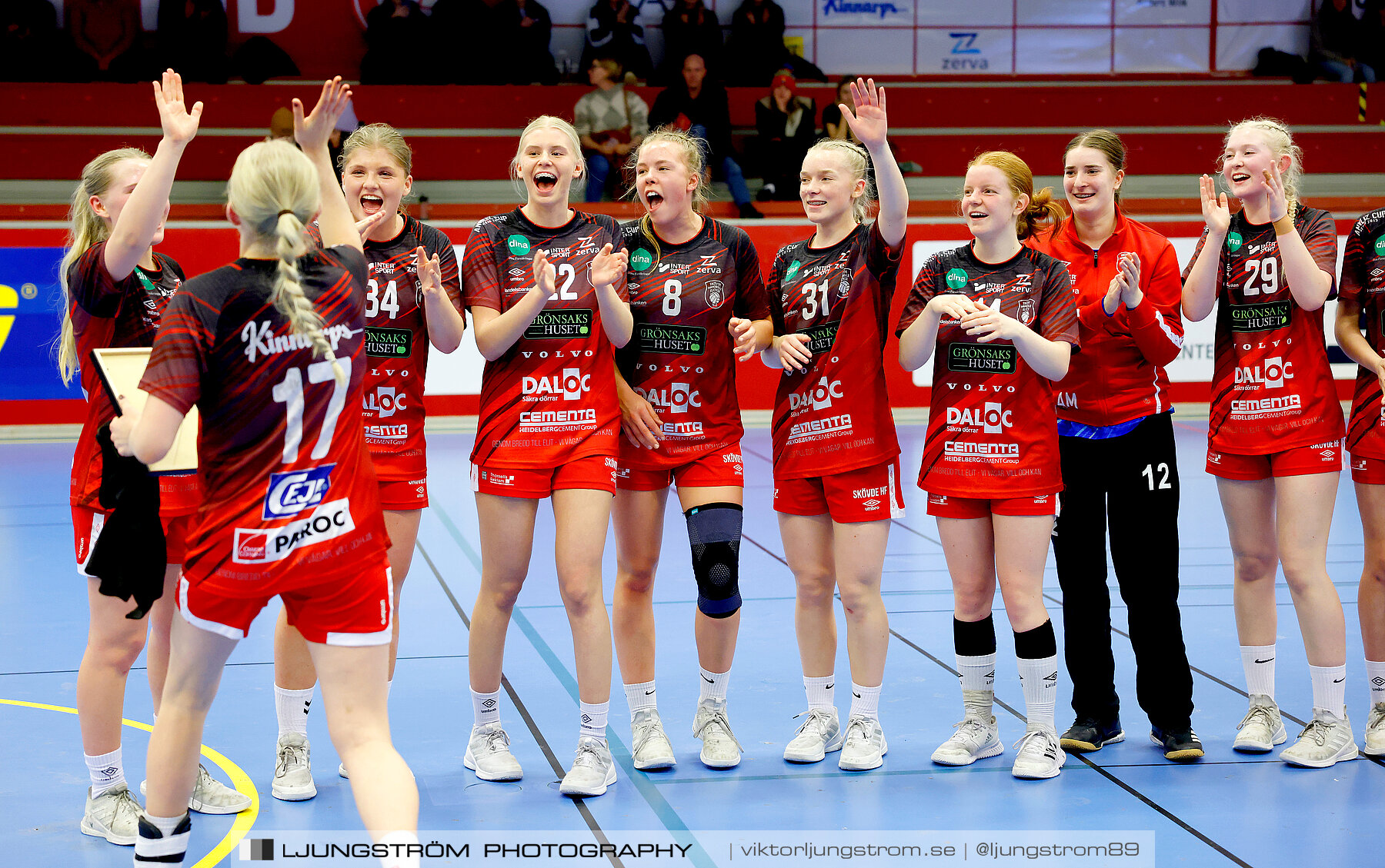 USM F16 Steg 4 Skövde HF 1-GF Kroppskultur 1 25-18,dam,Skövde Idrottshall,Skövde,Sverige,Ungdoms-SM,Handboll,2023,305665