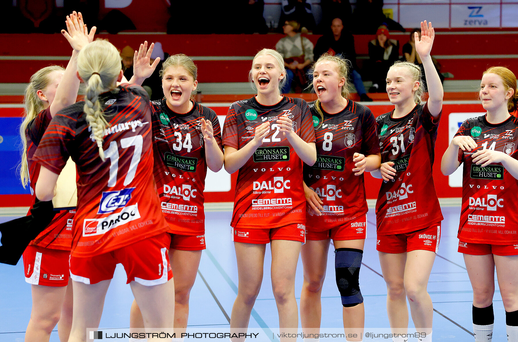 USM F16 Steg 4 Skövde HF 1-GF Kroppskultur 1 25-18,dam,Skövde Idrottshall,Skövde,Sverige,Ungdoms-SM,Handboll,2023,305666