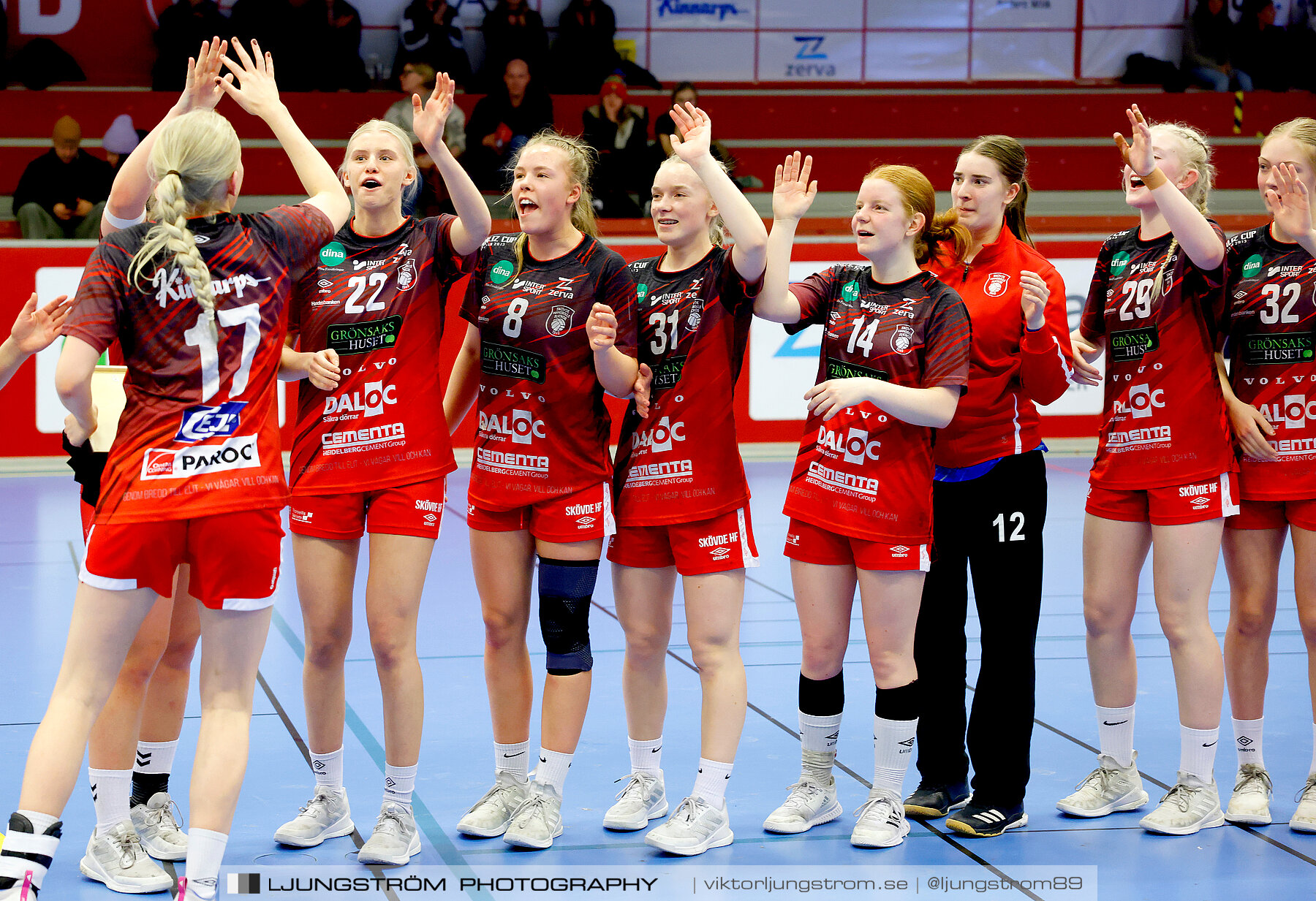 USM F16 Steg 4 Skövde HF 1-GF Kroppskultur 1 25-18,dam,Skövde Idrottshall,Skövde,Sverige,Ungdoms-SM,Handboll,2023,305667