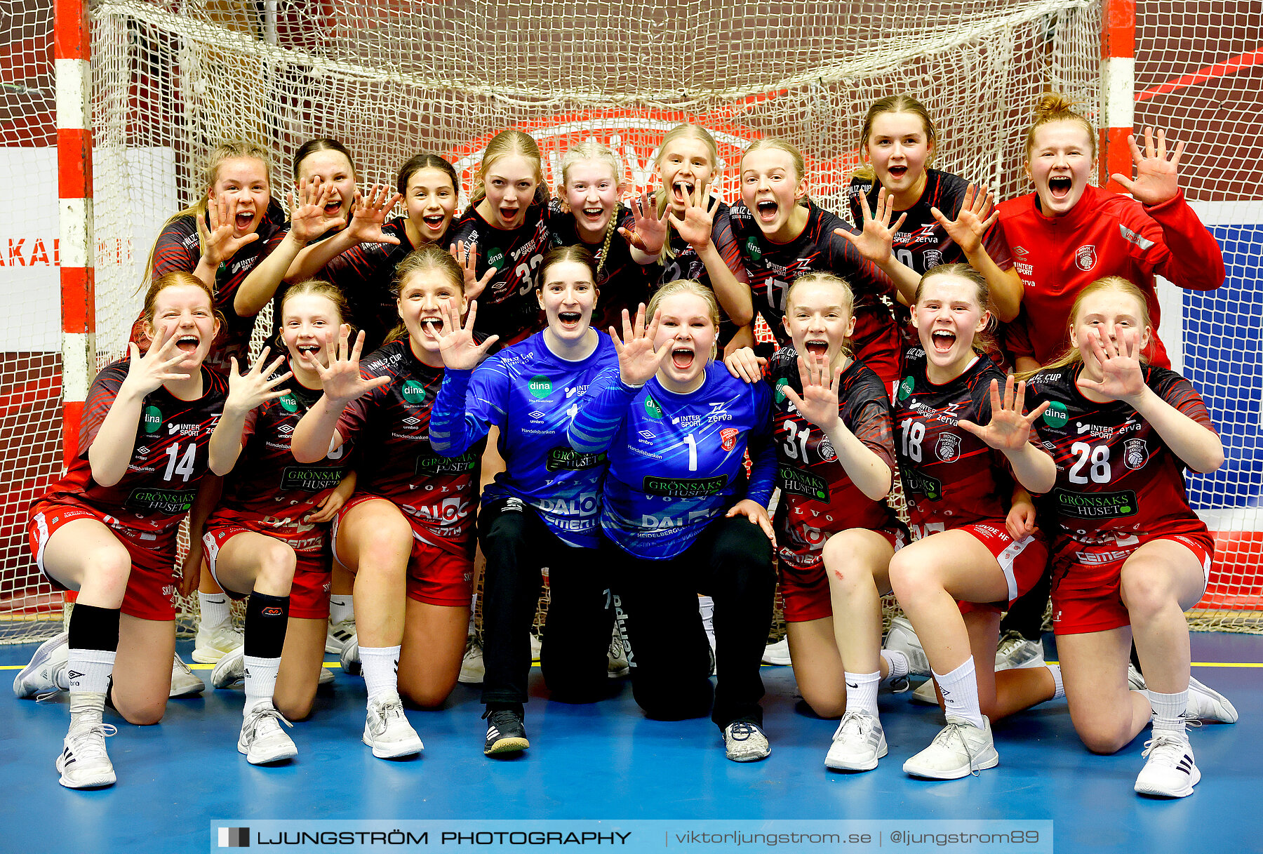 USM F16 Steg 4 Skövde HF 1-GF Kroppskultur 1 25-18,dam,Skövde Idrottshall,Skövde,Sverige,Ungdoms-SM,Handboll,2023,305682