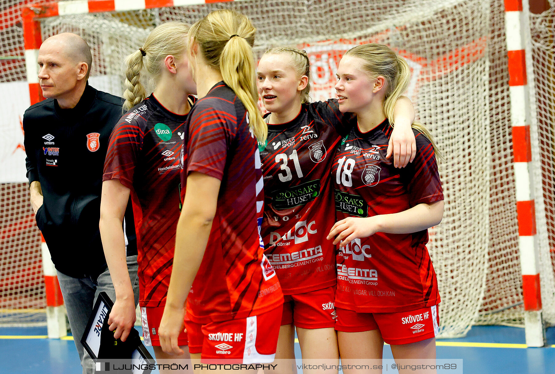 USM F16 Steg 4 Skövde HF 1-GF Kroppskultur 1 25-18,dam,Skövde Idrottshall,Skövde,Sverige,Ungdoms-SM,Handboll,2023,305696