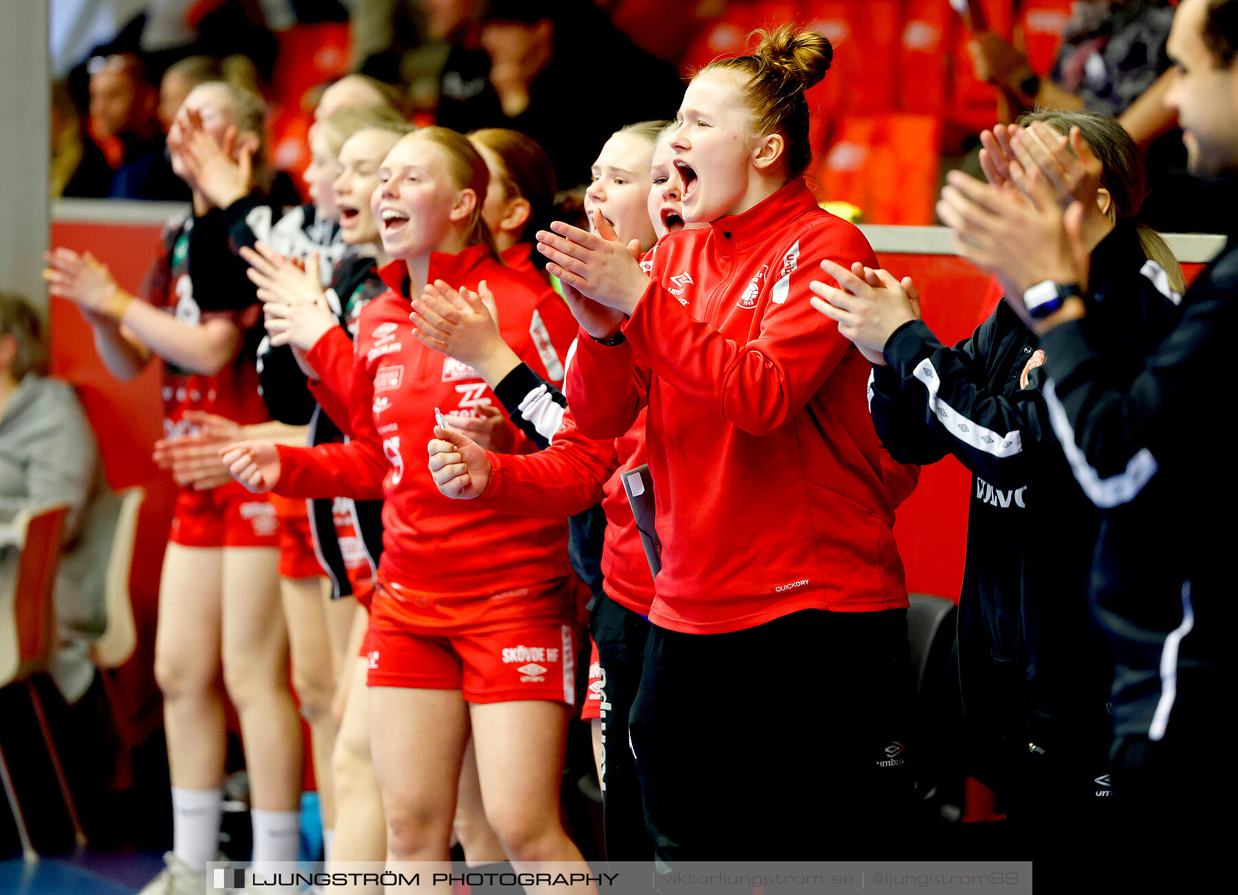 USM F16 Steg 4 Skövde HF 1-GF Kroppskultur 1 25-18,dam,Skövde Idrottshall,Skövde,Sverige,Ungdoms-SM,Handboll,2023,305739