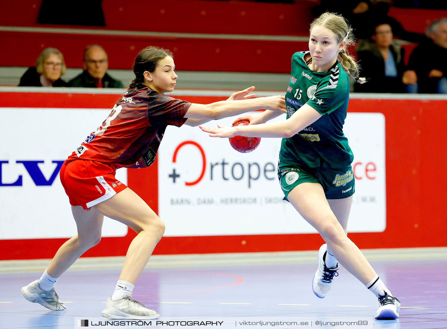 USM F16 Steg 4 Skövde HF 1-GF Kroppskultur 1 25-18,dam,Skövde Idrottshall,Skövde,Sverige,Ungdoms-SM,Handboll,2023,305761