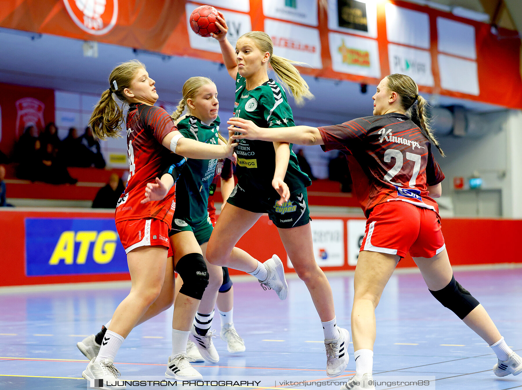 USM F16 Steg 4 Skövde HF 1-GF Kroppskultur 1 25-18,dam,Skövde Idrottshall,Skövde,Sverige,Ungdoms-SM,Handboll,2023,305789