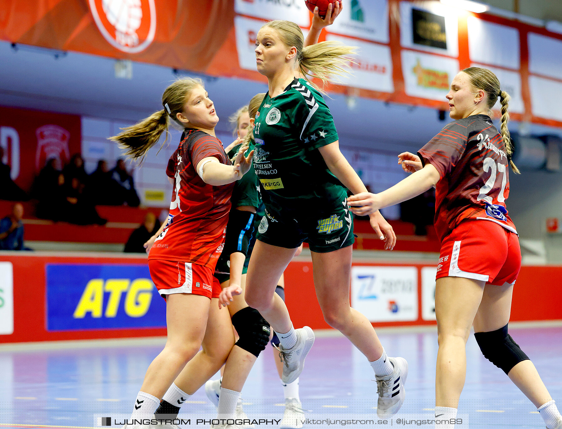 USM F16 Steg 4 Skövde HF 1-GF Kroppskultur 1 25-18,dam,Skövde Idrottshall,Skövde,Sverige,Ungdoms-SM,Handboll,2023,305790