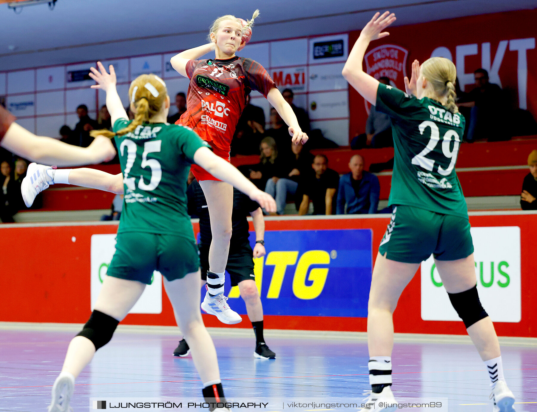 USM F16 Steg 4 Skövde HF 1-GF Kroppskultur 1 25-18,dam,Skövde Idrottshall,Skövde,Sverige,Ungdoms-SM,Handboll,2023,305834