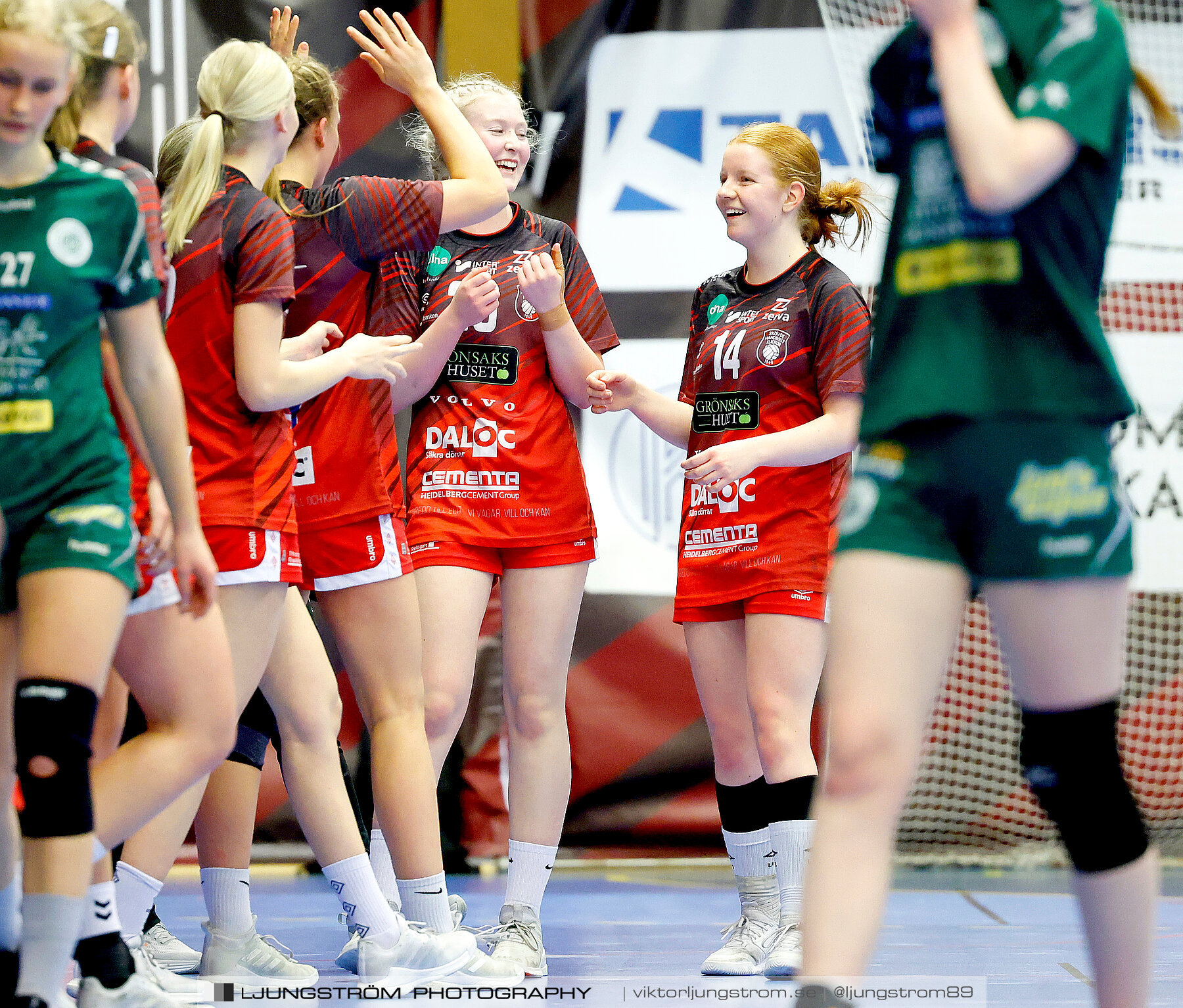 USM F16 Steg 4 Skövde HF 1-GF Kroppskultur 1 25-18,dam,Skövde Idrottshall,Skövde,Sverige,Ungdoms-SM,Handboll,2023,305851