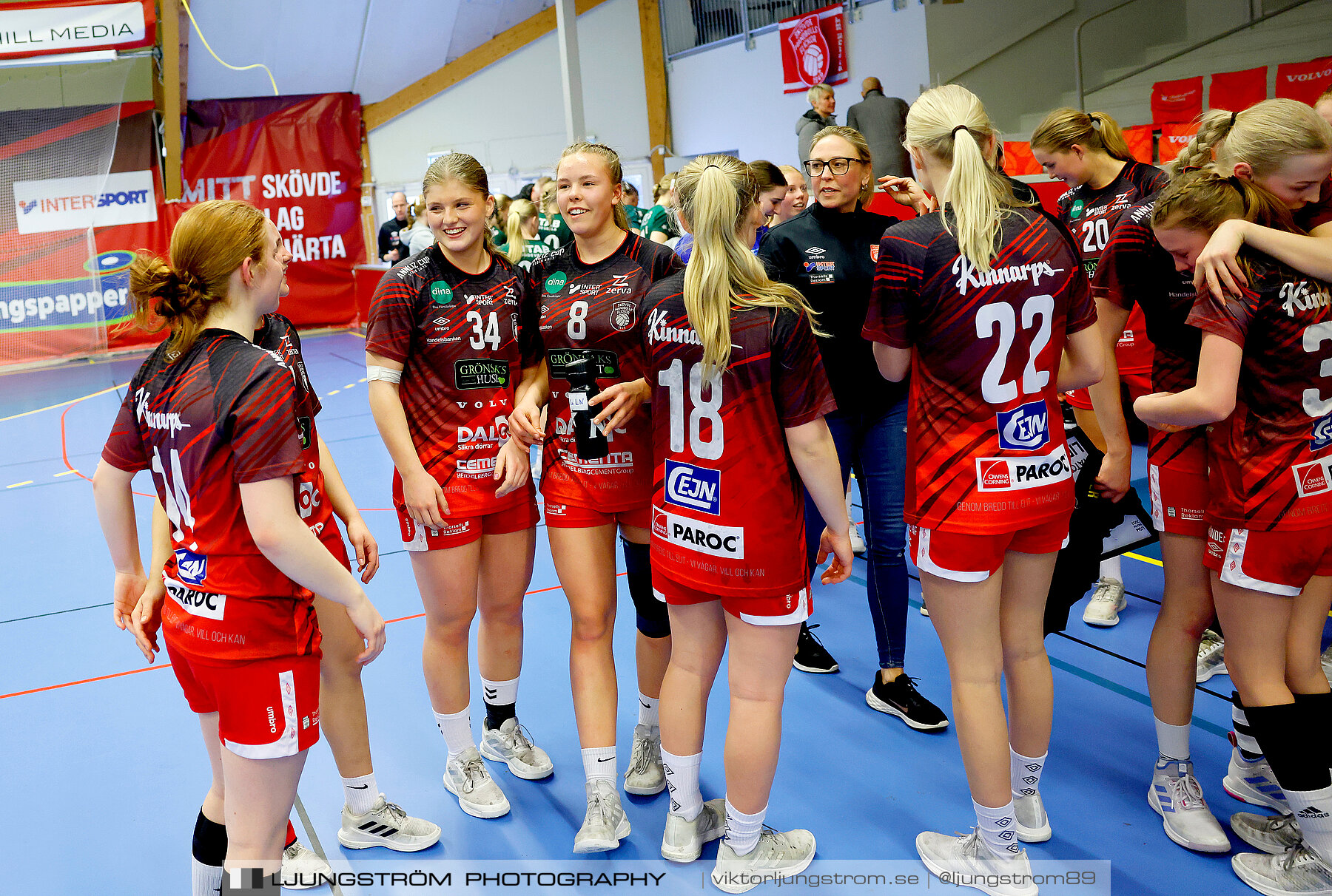 USM F16 Steg 4 Skövde HF 1-GF Kroppskultur 1 25-18,dam,Skövde Idrottshall,Skövde,Sverige,Ungdoms-SM,Handboll,2023,305860