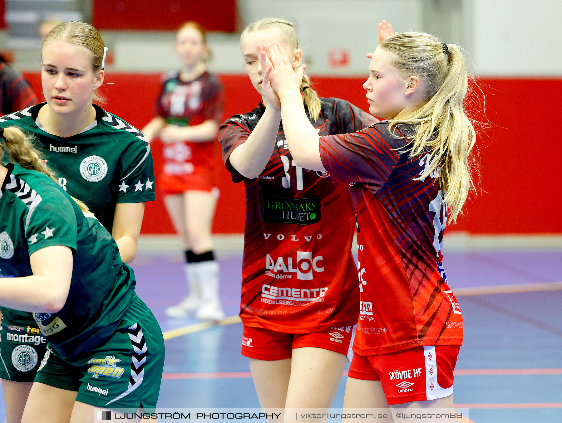 USM F16 Steg 4 Skövde HF 1-GF Kroppskultur 1 25-18,dam,Skövde Idrottshall,Skövde,Sverige,Ungdoms-SM,Handboll,2023,305877