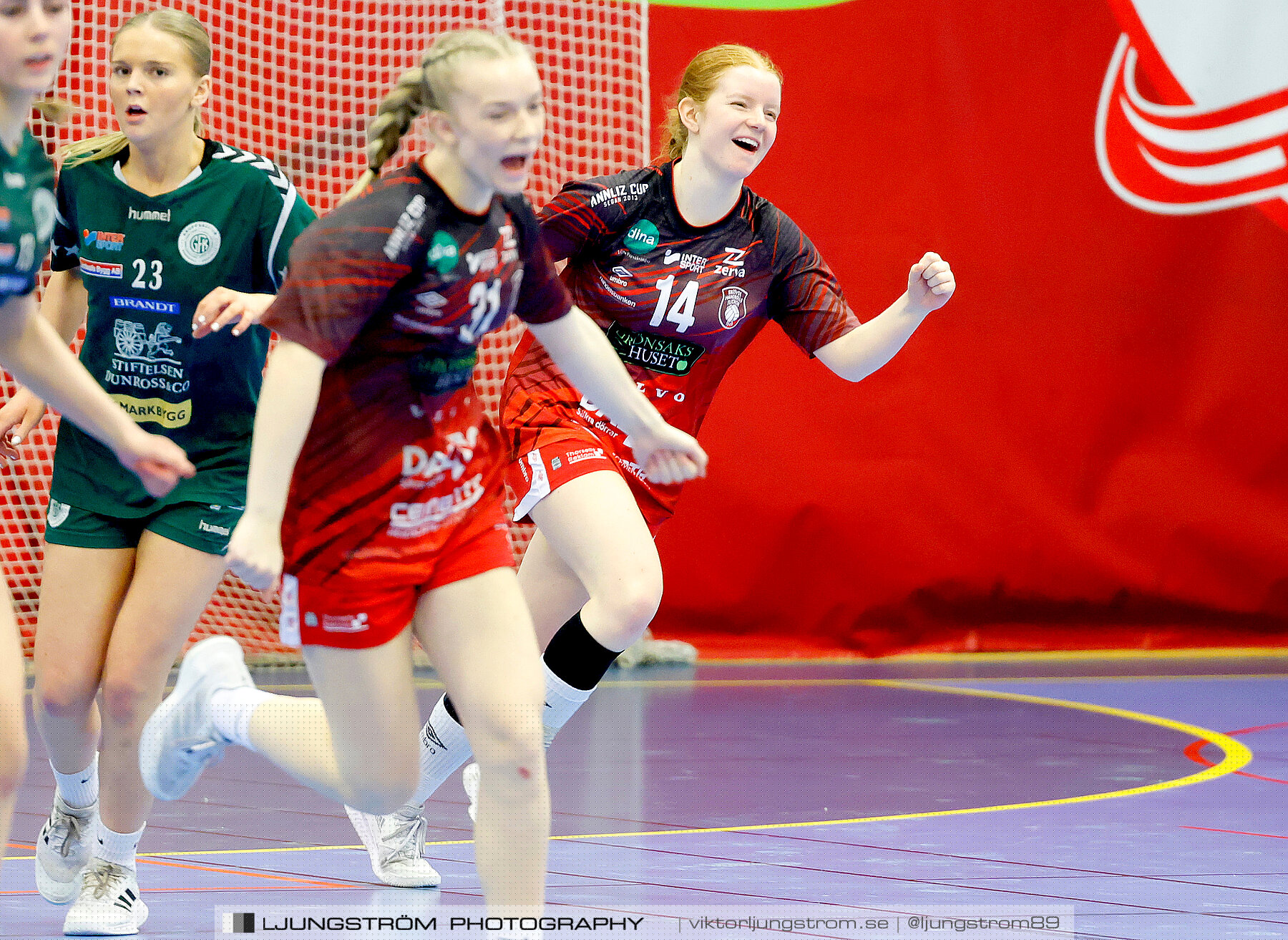 USM F16 Steg 4 Skövde HF 1-GF Kroppskultur 1 25-18,dam,Skövde Idrottshall,Skövde,Sverige,Ungdoms-SM,Handboll,2023,305879