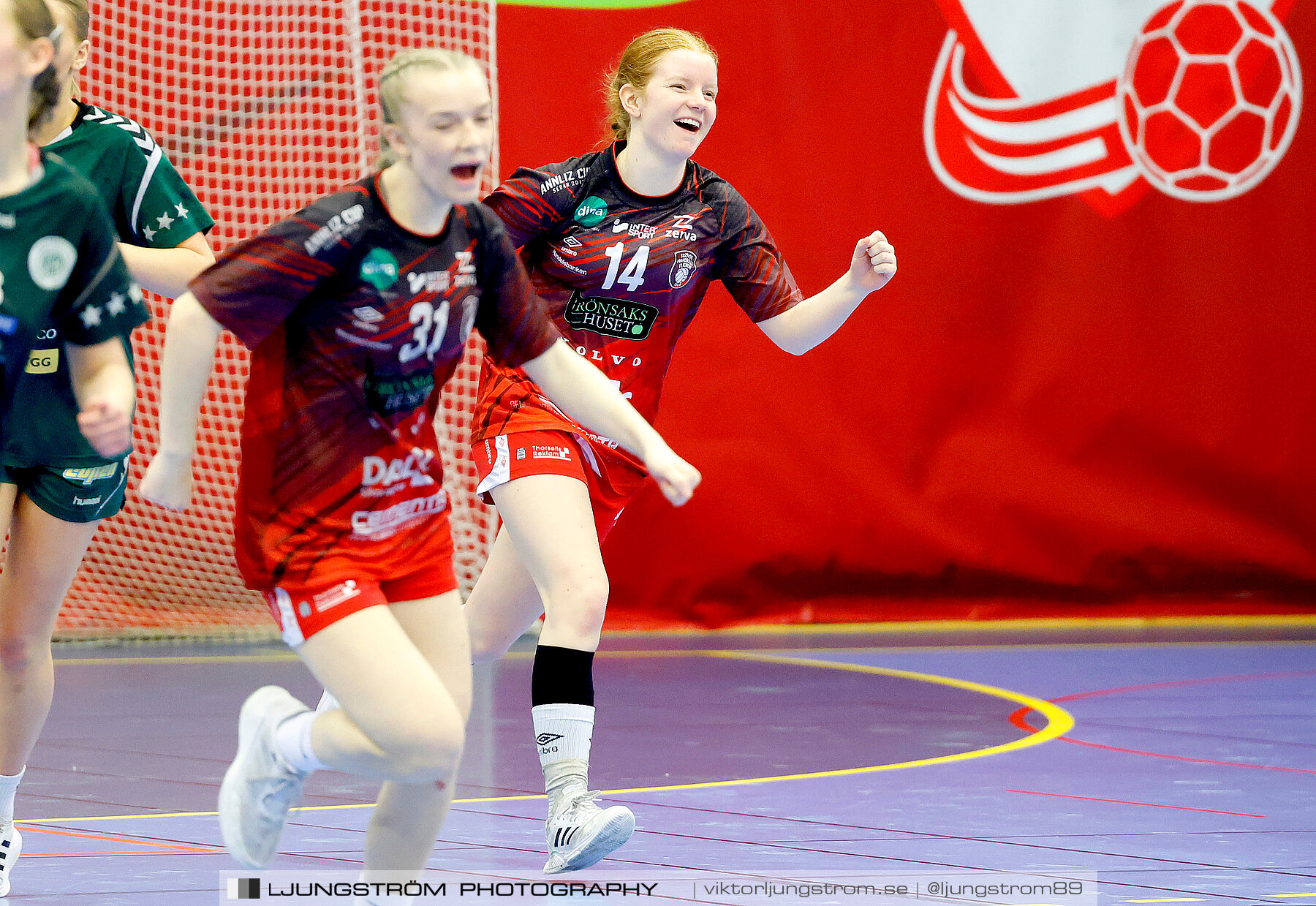 USM F16 Steg 4 Skövde HF 1-GF Kroppskultur 1 25-18,dam,Skövde Idrottshall,Skövde,Sverige,Ungdoms-SM,Handboll,2023,305880