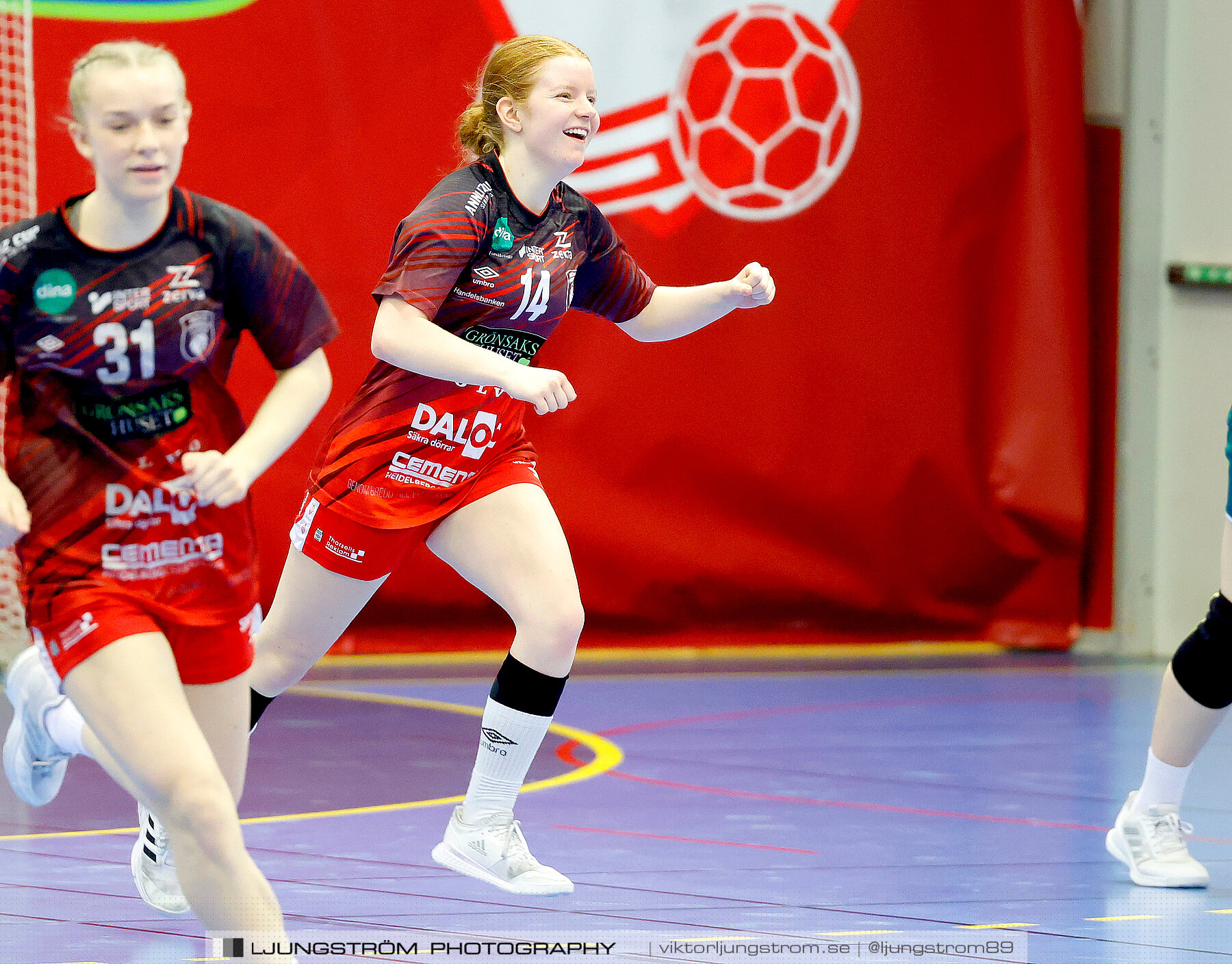USM F16 Steg 4 Skövde HF 1-GF Kroppskultur 1 25-18,dam,Skövde Idrottshall,Skövde,Sverige,Ungdoms-SM,Handboll,2023,305881