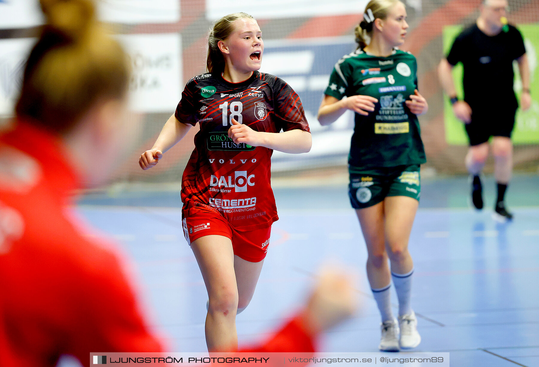 USM F16 Steg 4 Skövde HF 1-GF Kroppskultur 1 25-18,dam,Skövde Idrottshall,Skövde,Sverige,Ungdoms-SM,Handboll,2023,305904