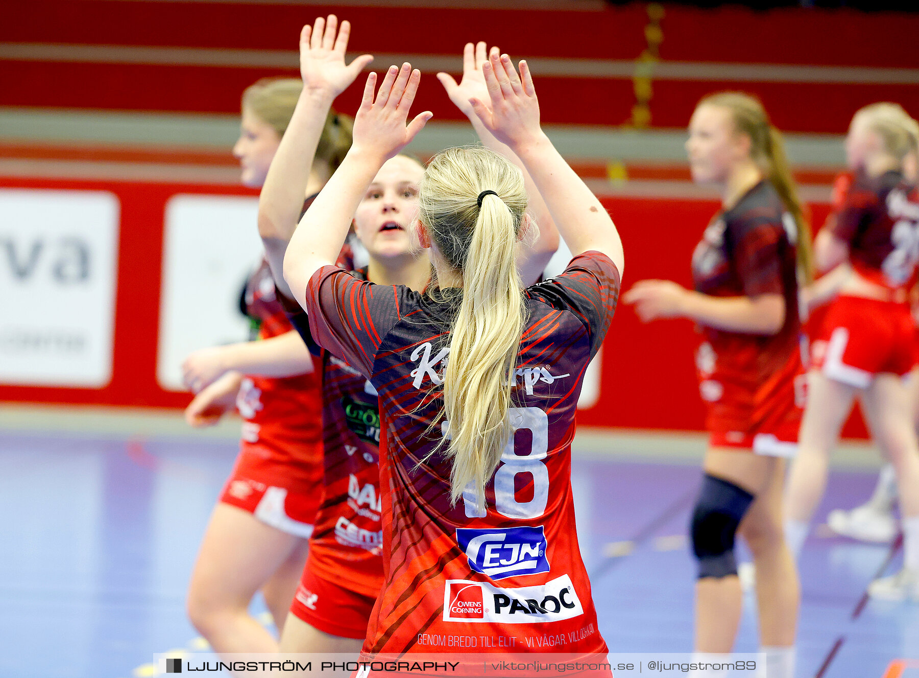 USM F16 Steg 4 Skövde HF 1-GF Kroppskultur 1 25-18,dam,Skövde Idrottshall,Skövde,Sverige,Ungdoms-SM,Handboll,2023,305934