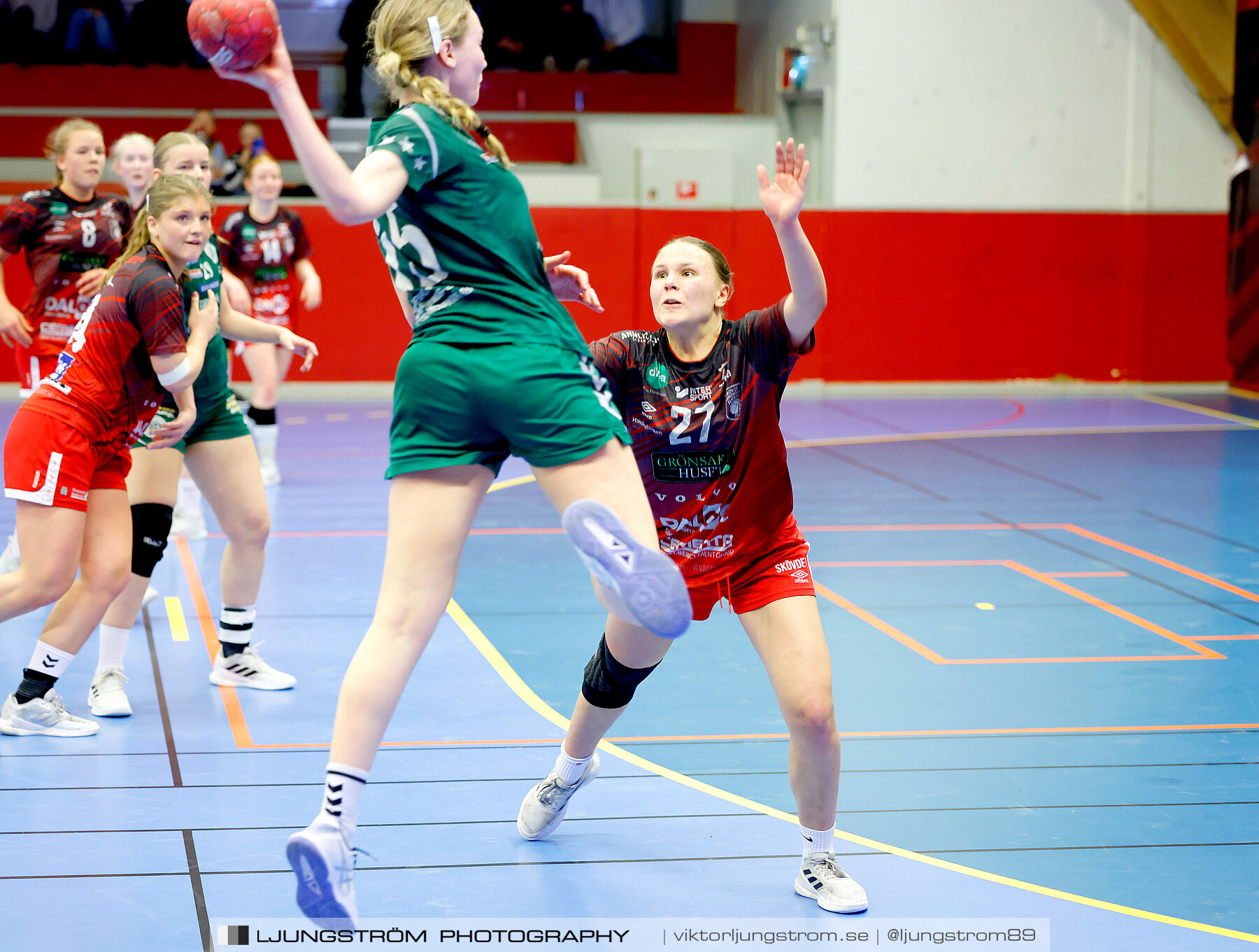 USM F16 Steg 4 Skövde HF 1-GF Kroppskultur 1 25-18,dam,Skövde Idrottshall,Skövde,Sverige,Ungdoms-SM,Handboll,2023,305938