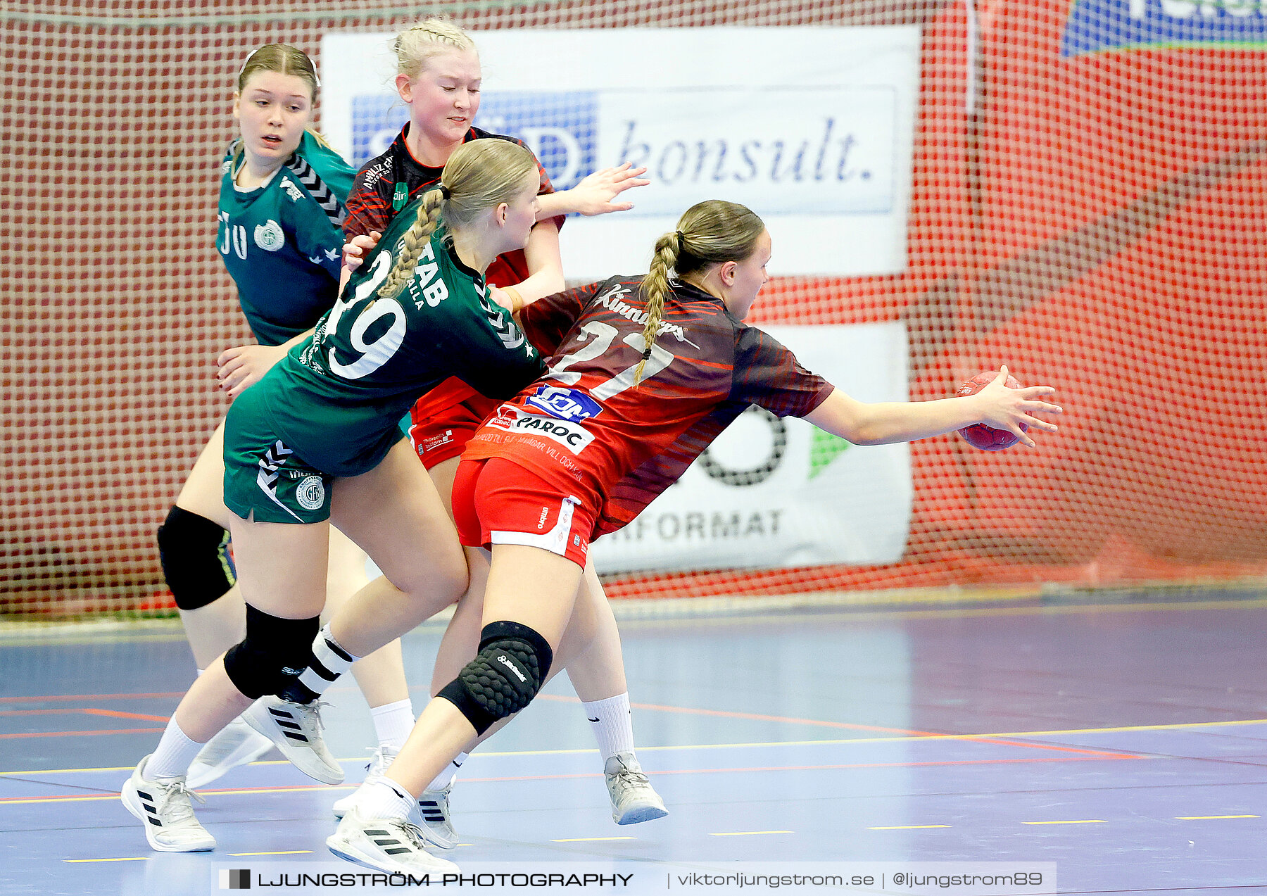 USM F16 Steg 4 Skövde HF 1-GF Kroppskultur 1 25-18,dam,Skövde Idrottshall,Skövde,Sverige,Ungdoms-SM,Handboll,2023,305939