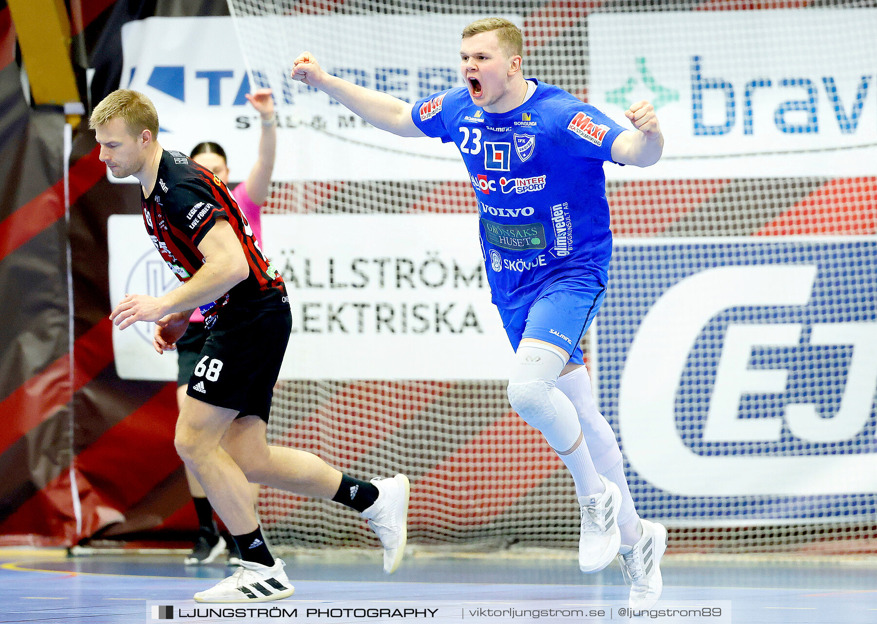 HK Country-HK Skövde 29-22,herr,Skövde Idrottshall,Skövde,Sverige,Handboll,,2023,306266