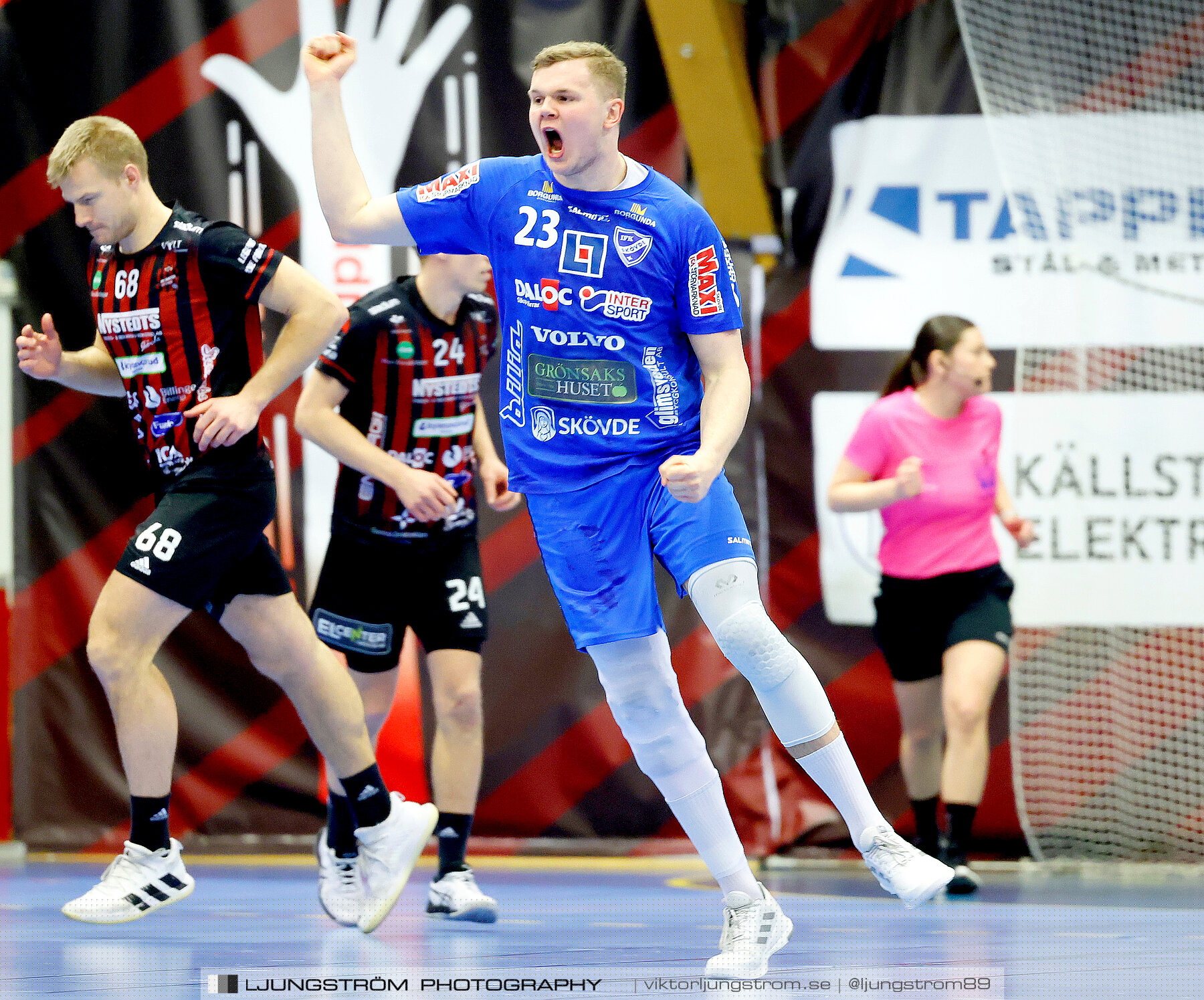HK Country-HK Skövde 29-22,herr,Skövde Idrottshall,Skövde,Sverige,Handboll,,2023,306269