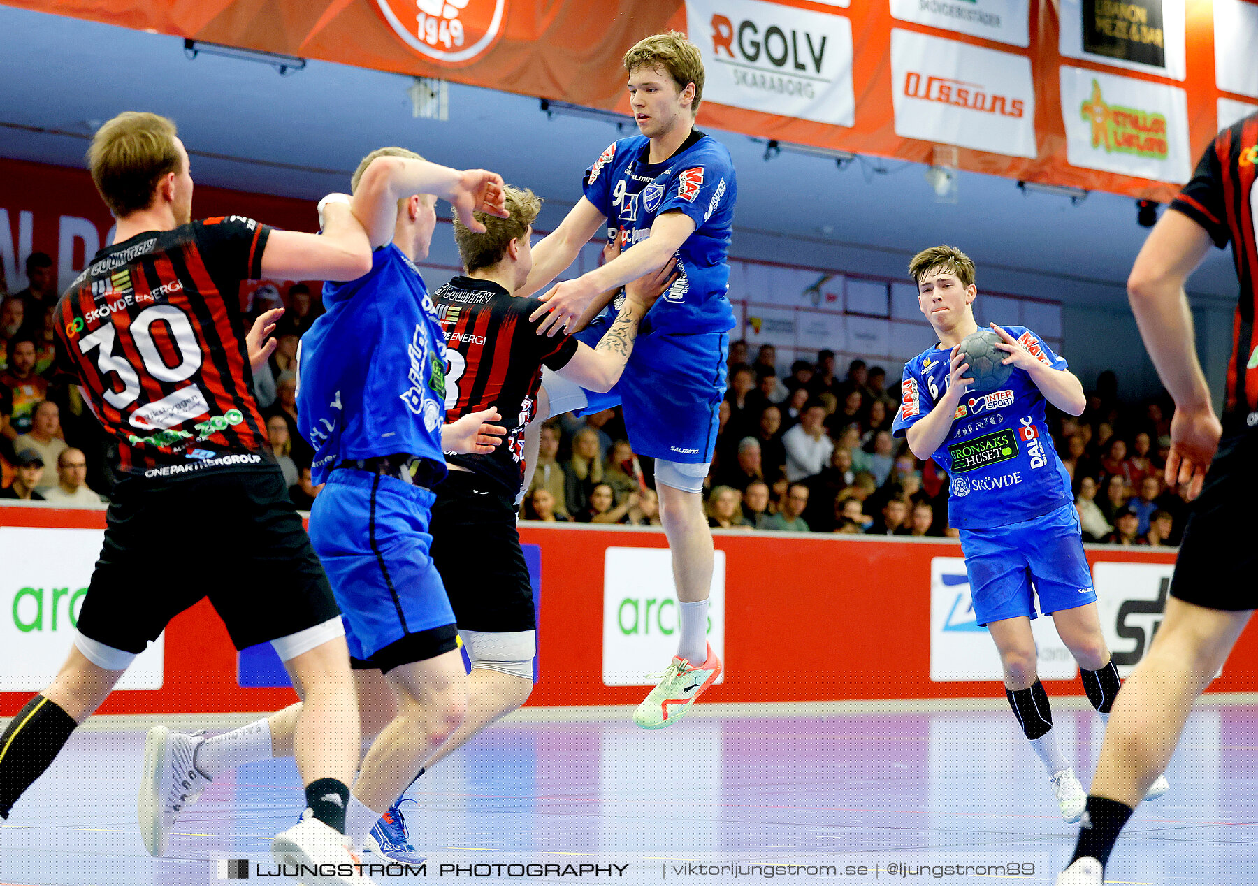 HK Country-HK Skövde 29-22,herr,Skövde Idrottshall,Skövde,Sverige,Handboll,,2023,306334