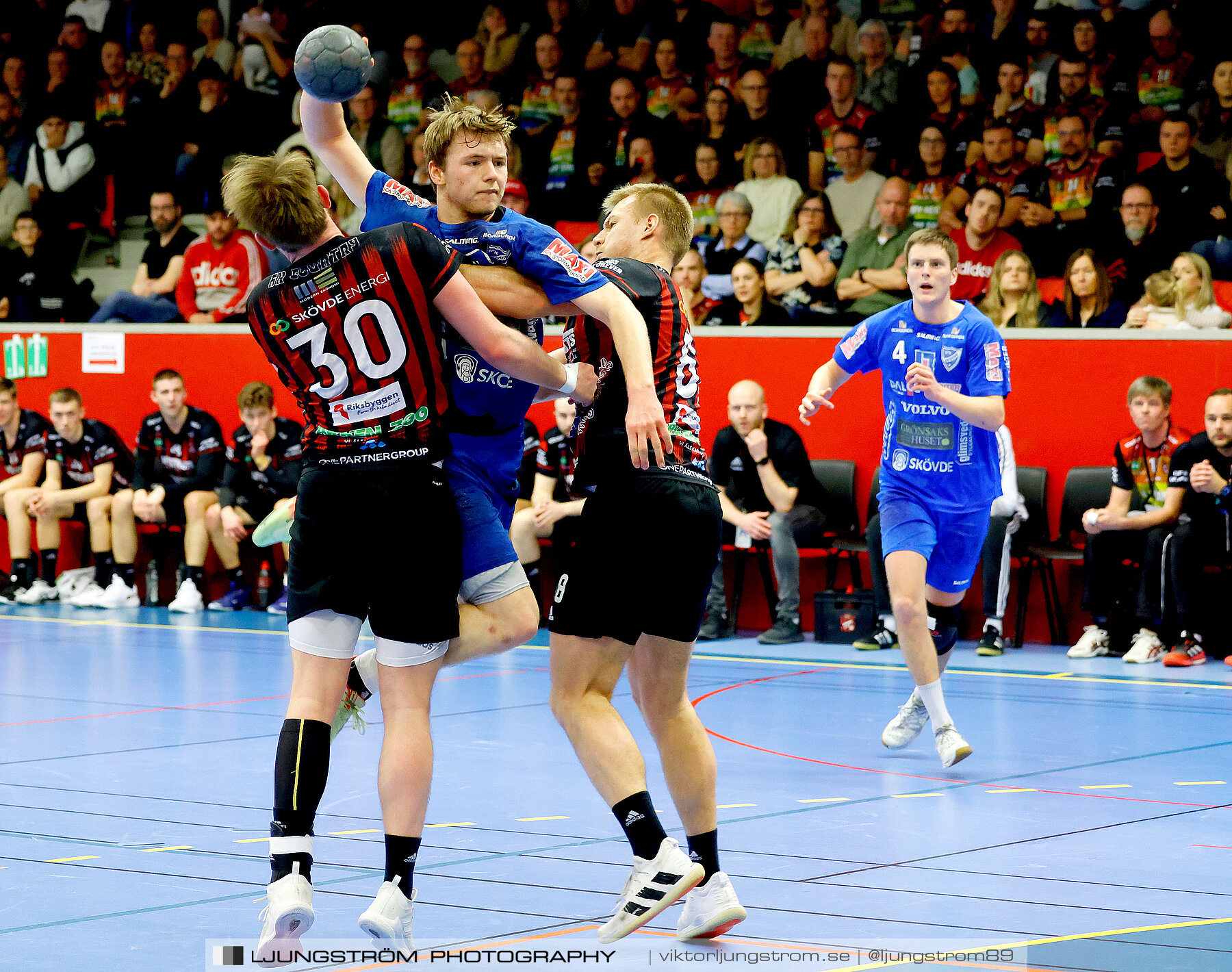 HK Country-HK Skövde 29-22,herr,Skövde Idrottshall,Skövde,Sverige,Handboll,,2023,306351