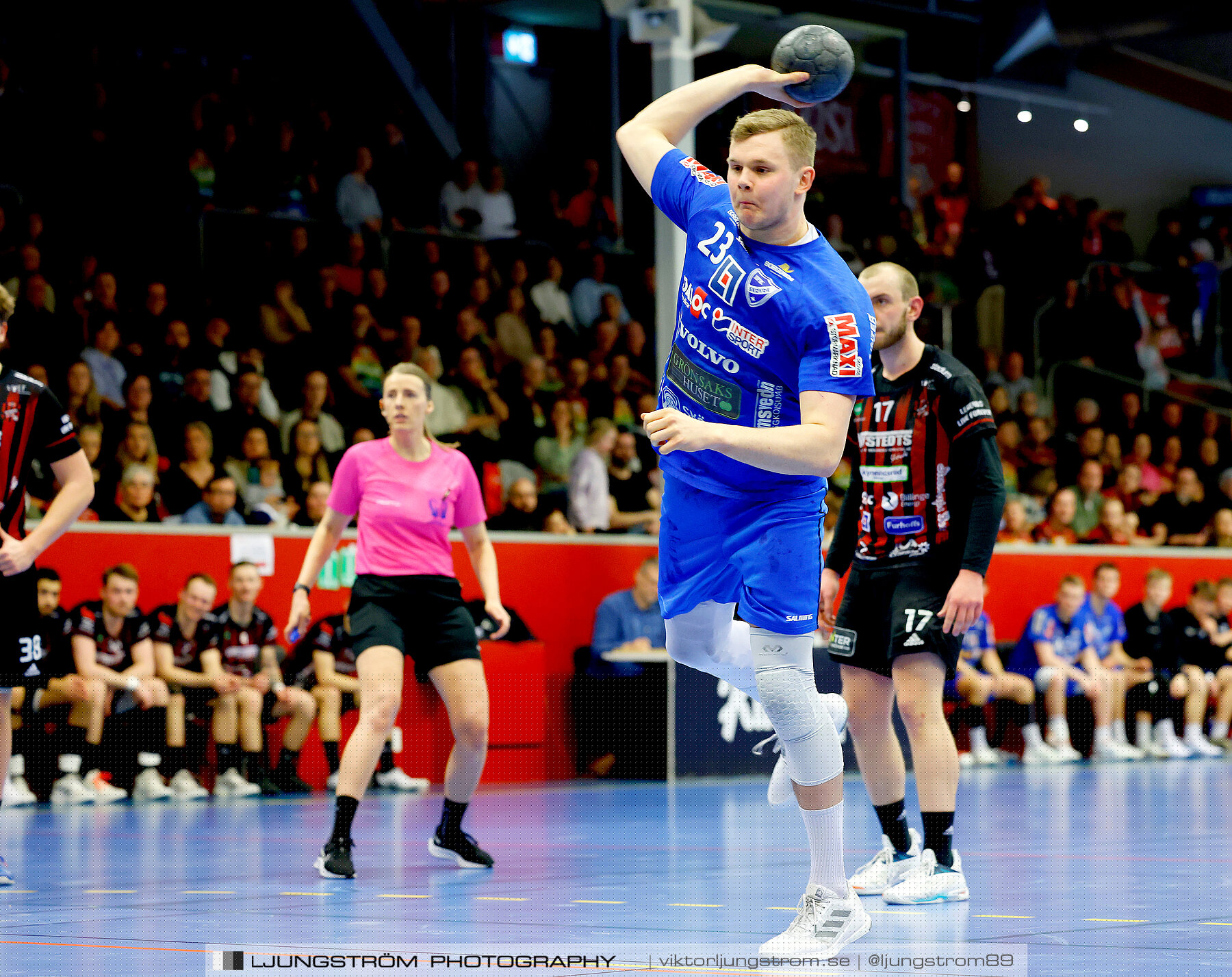 HK Country-HK Skövde 29-22,herr,Skövde Idrottshall,Skövde,Sverige,Handboll,,2023,306425
