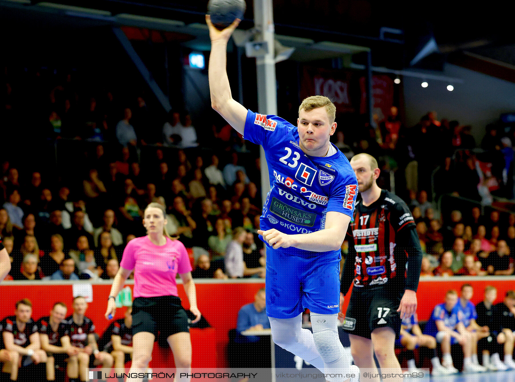 HK Country-HK Skövde 29-22,herr,Skövde Idrottshall,Skövde,Sverige,Handboll,,2023,306426