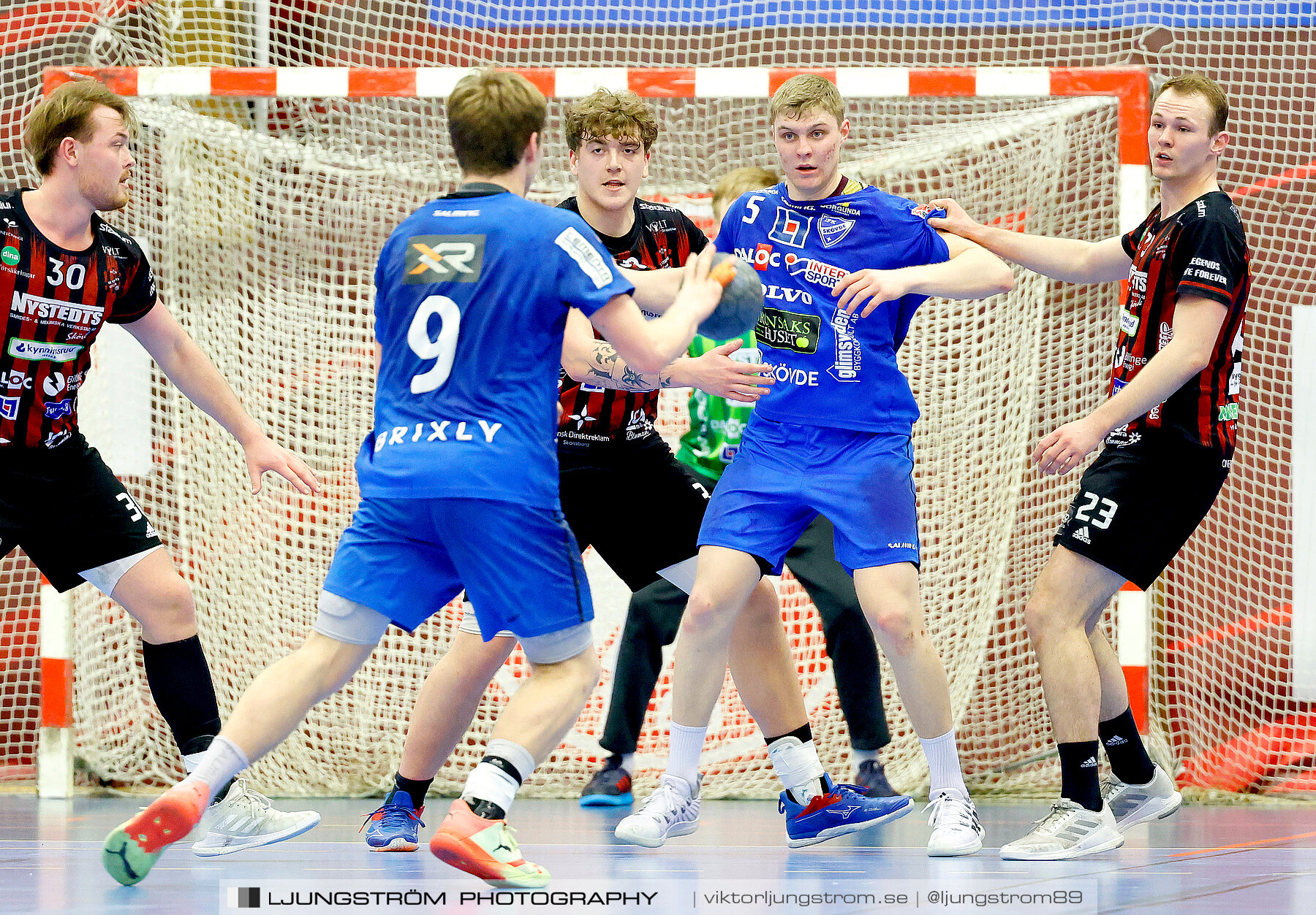 HK Country-HK Skövde 29-22,herr,Skövde Idrottshall,Skövde,Sverige,Handboll,,2023,306497