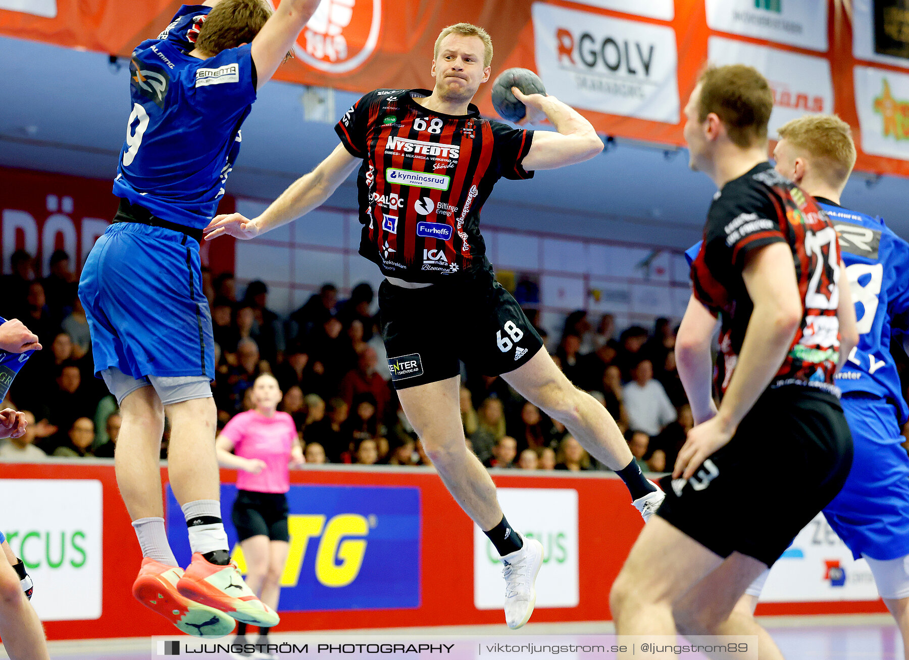 HK Country-HK Skövde 29-22,herr,Skövde Idrottshall,Skövde,Sverige,Handboll,,2023,306512