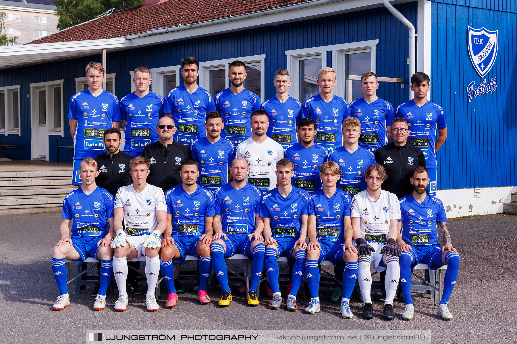 IFK Skövde FK 2022,herr,Lillegårdens IP,Skövde,Sverige,Lagfotografering,,2022,307641