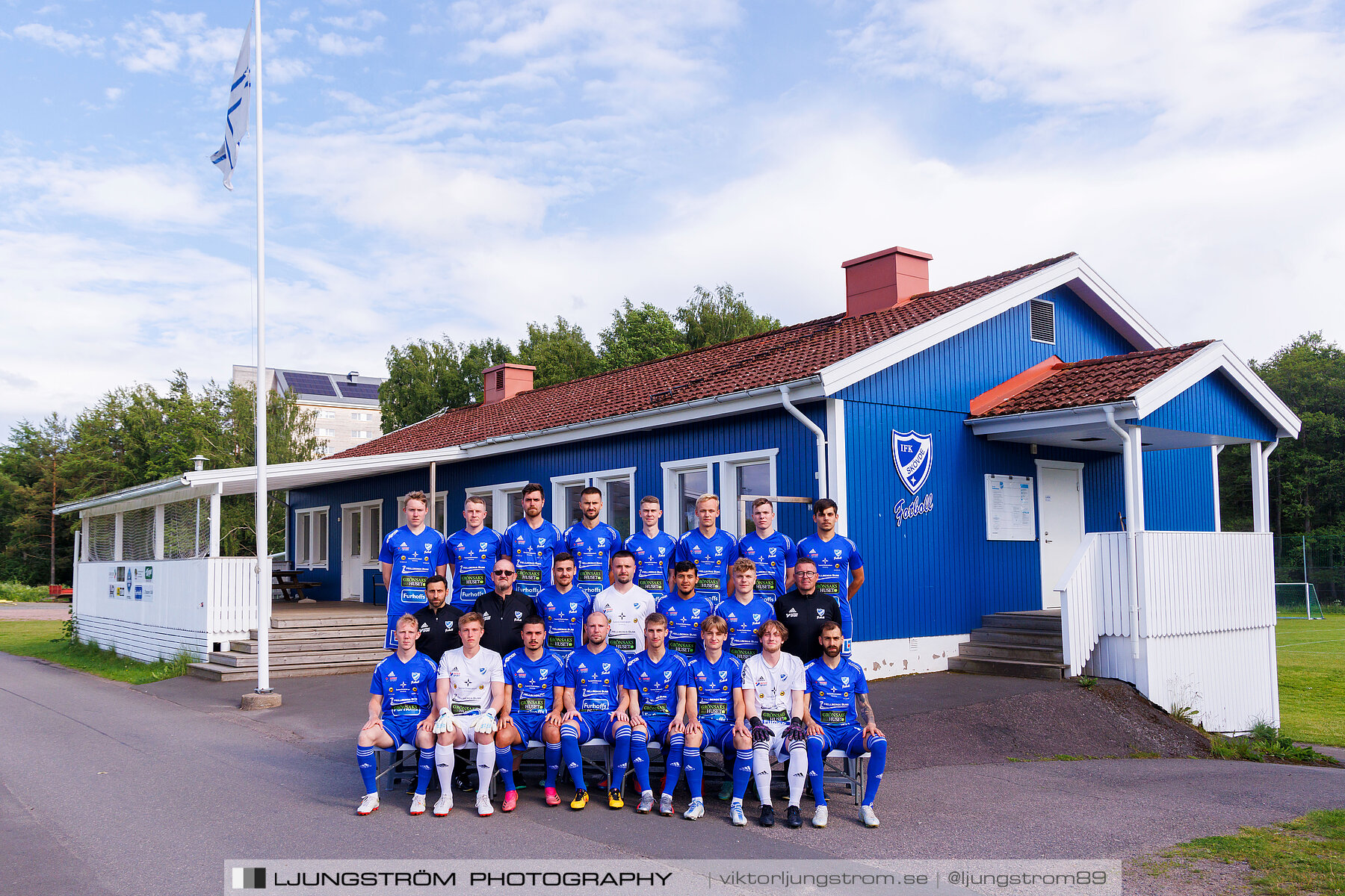 IFK Skövde FK 2022,herr,Lillegårdens IP,Skövde,Sverige,Lagfotografering,,2022,307642