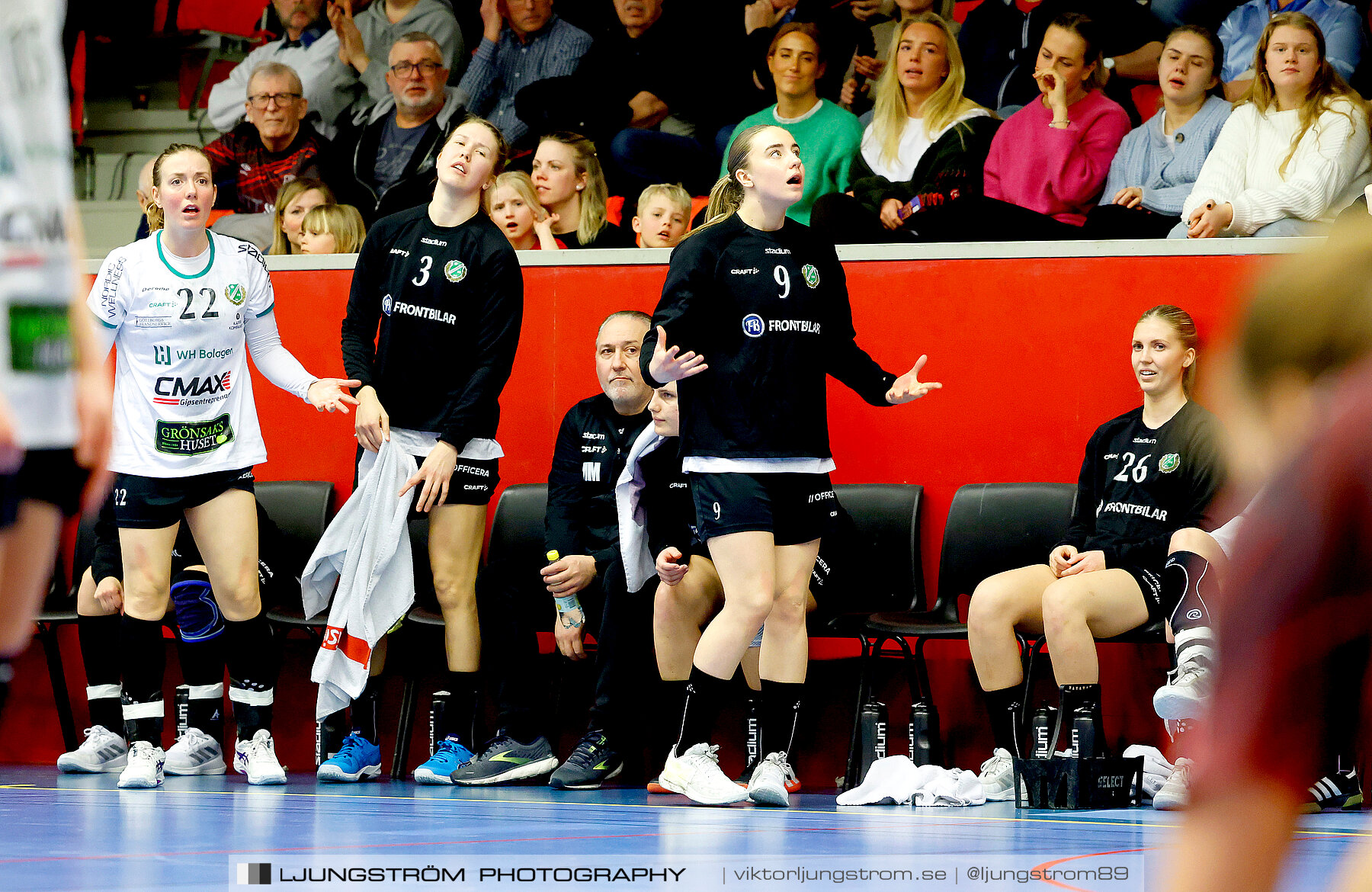 Skövde HF-Önnereds HK 1/4-final 2 25-22,dam,Skövde Idrottshall,Skövde,Sverige,Handboll,,2023,308190