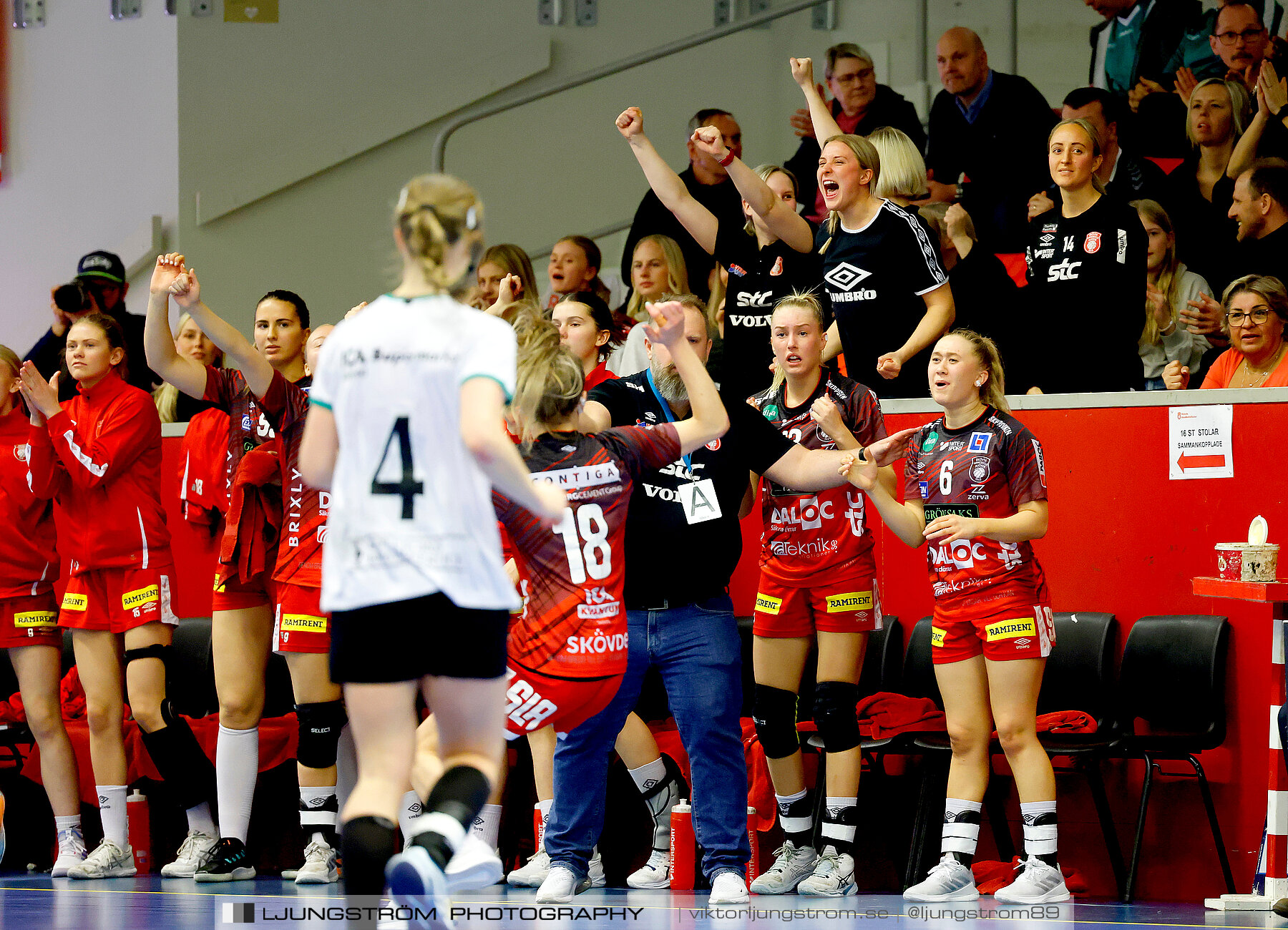 Skövde HF-Önnereds HK 1/4-final 2 25-22,dam,Skövde Idrottshall,Skövde,Sverige,Handboll,,2023,308209