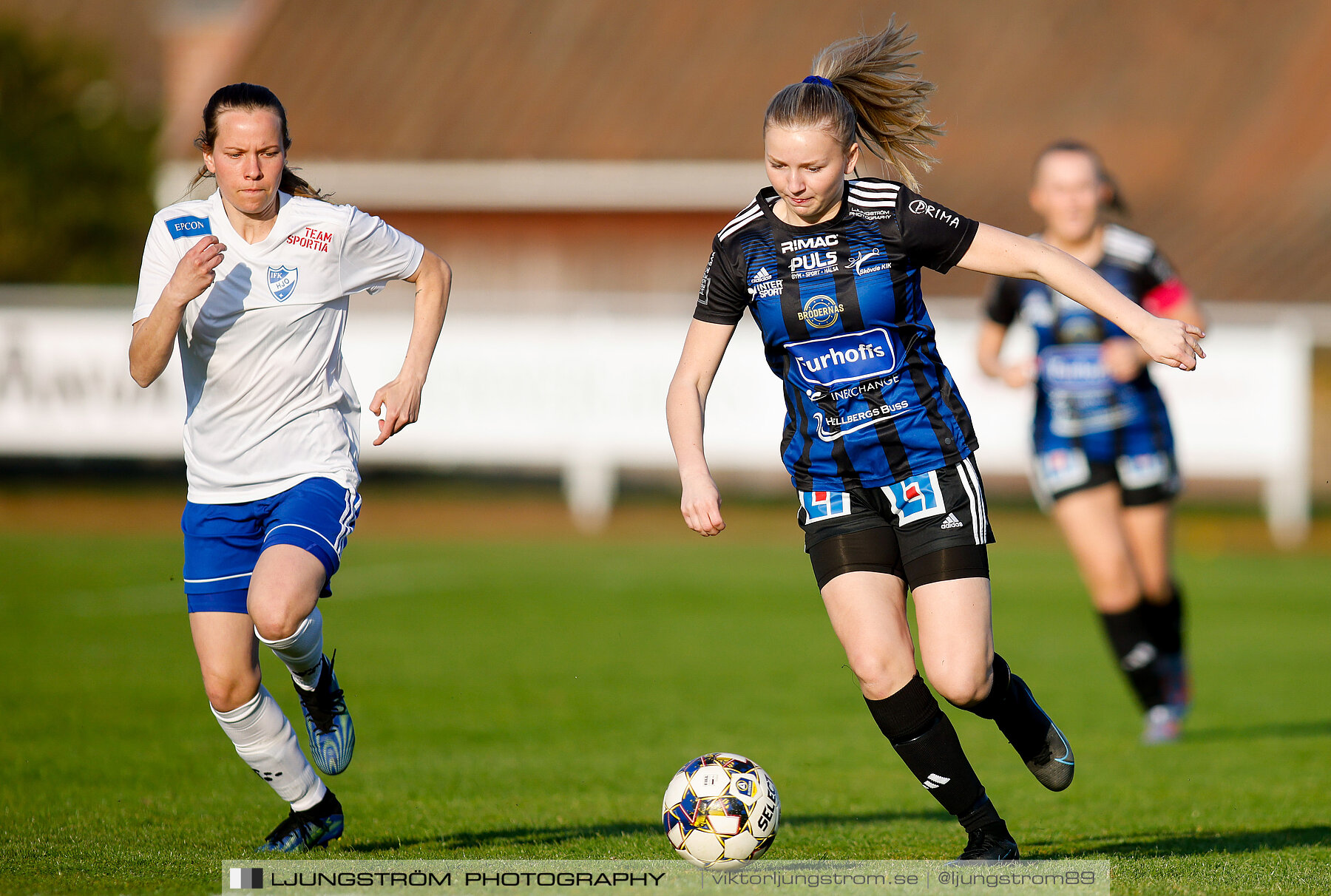 IFK Hjo-Skövde KIK 0-4,dam,Guldkroksvallen,Hjo,Sverige,Fotboll,,2023,310396