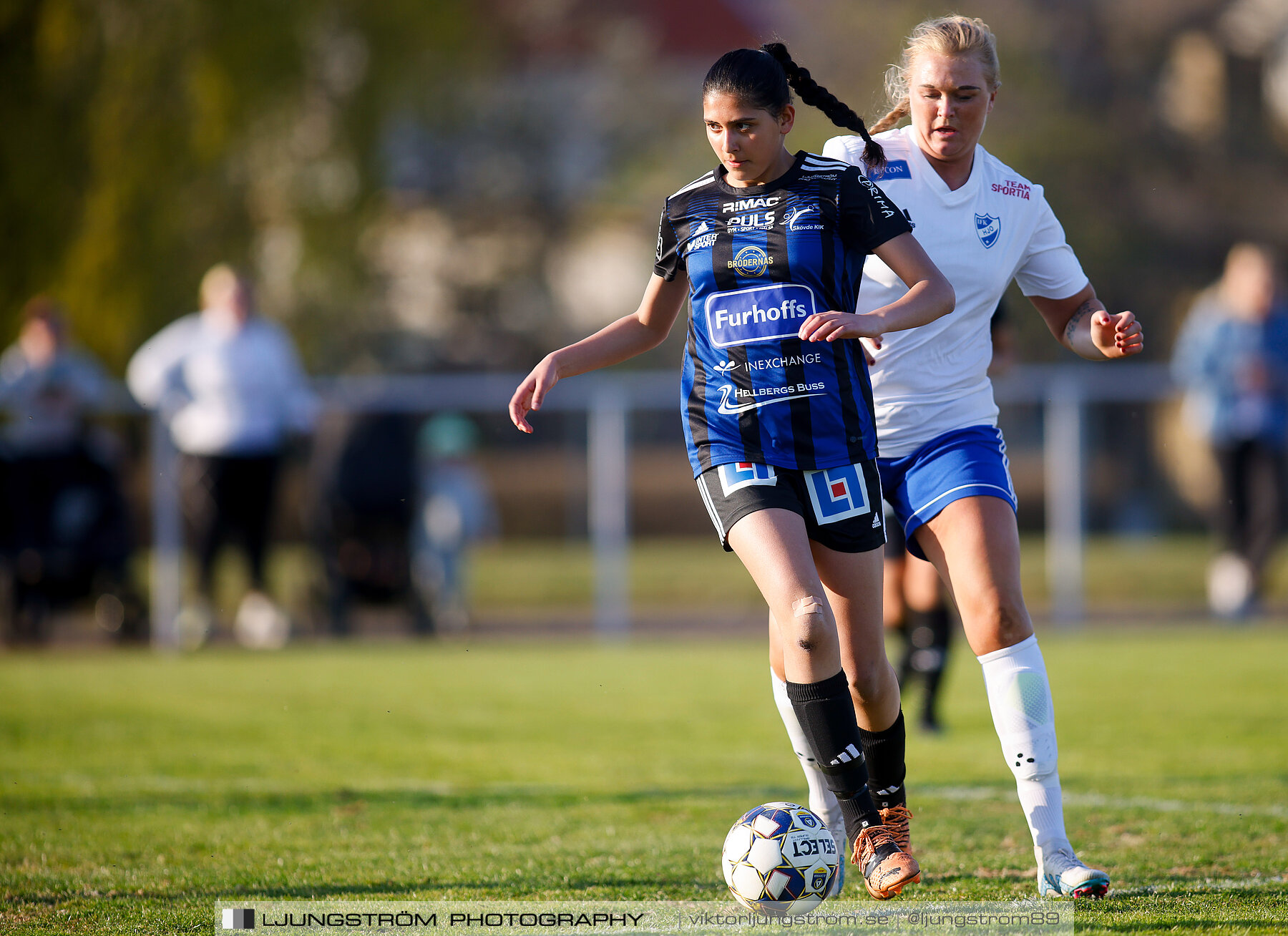 IFK Hjo-Skövde KIK 0-4,dam,Guldkroksvallen,Hjo,Sverige,Fotboll,,2023,310415