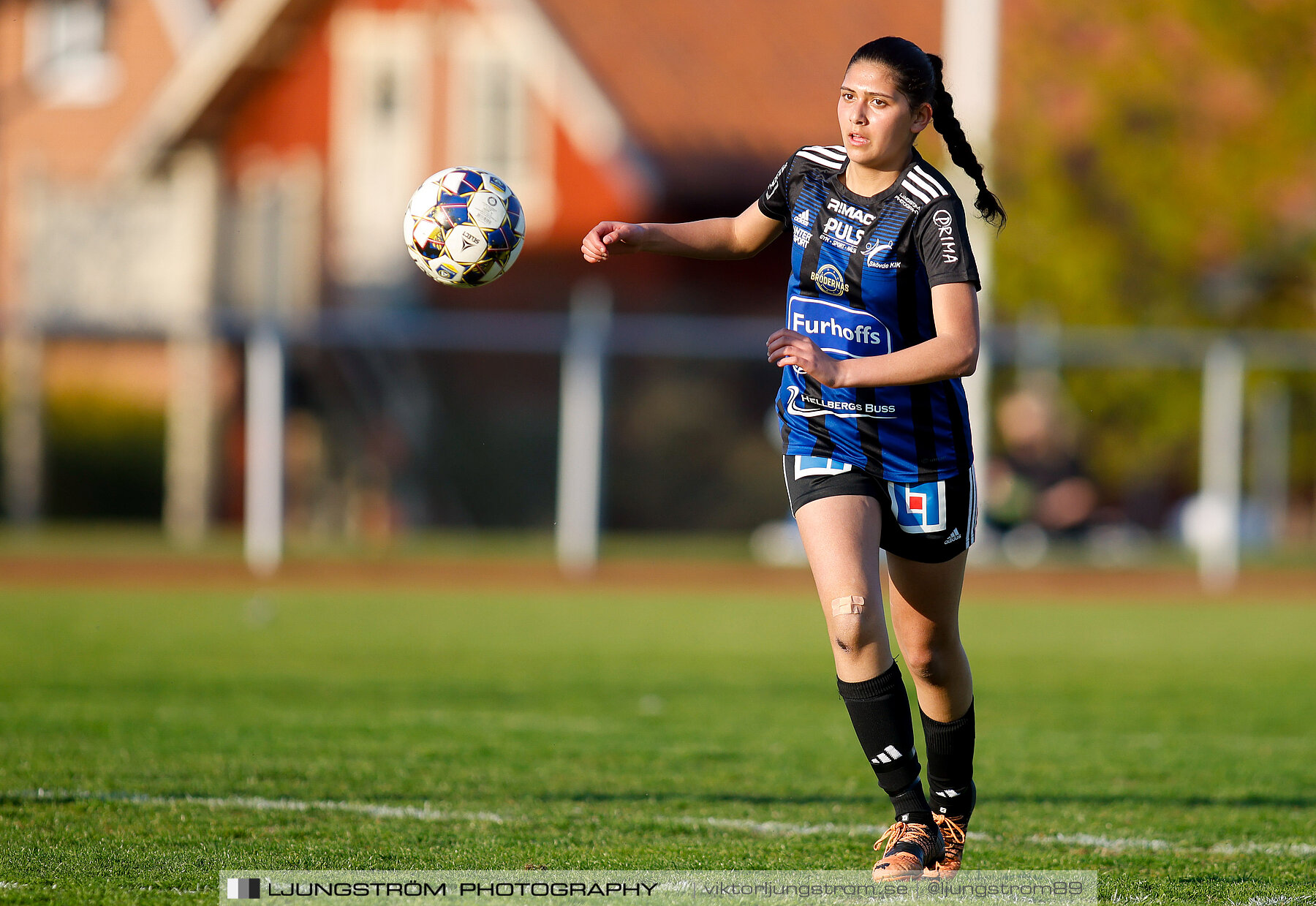 IFK Hjo-Skövde KIK 0-4,dam,Guldkroksvallen,Hjo,Sverige,Fotboll,,2023,310424