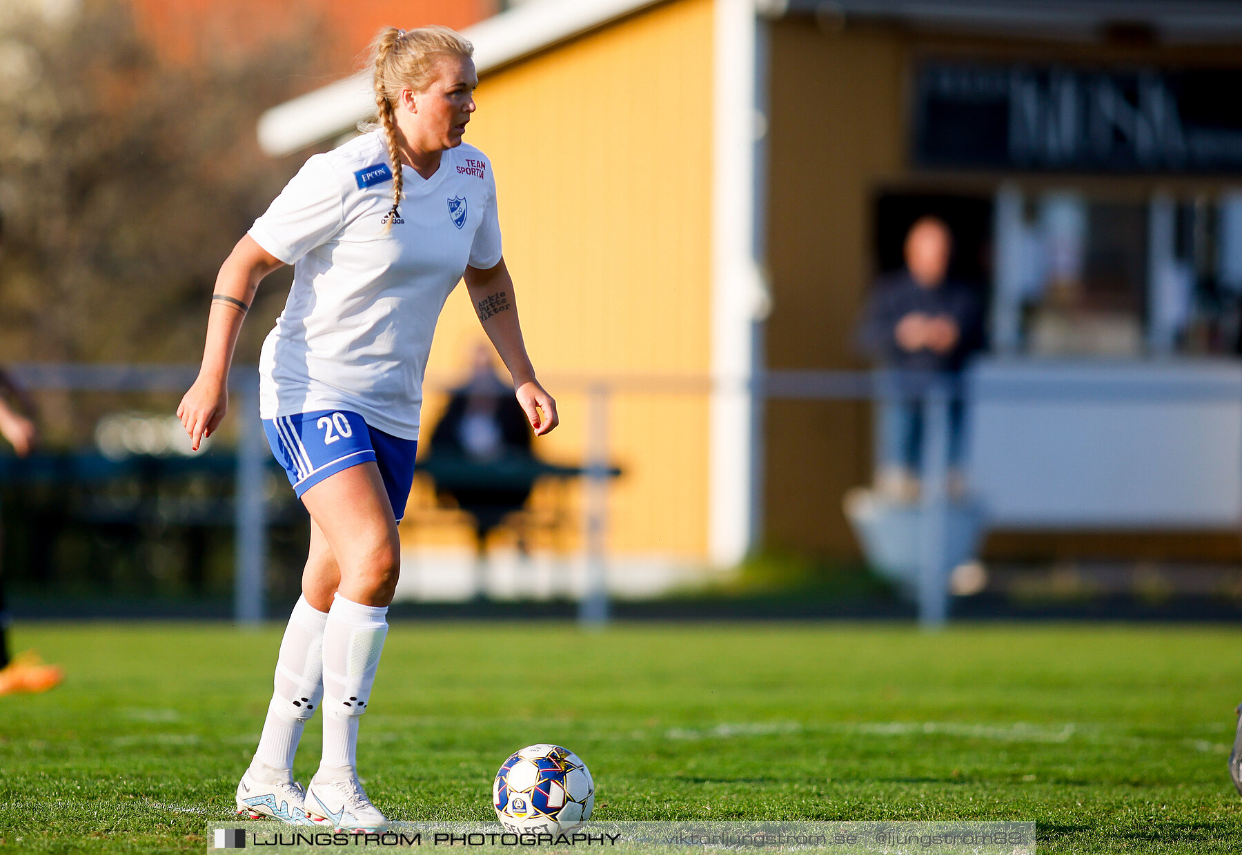 IFK Hjo-Skövde KIK 0-4,dam,Guldkroksvallen,Hjo,Sverige,Fotboll,,2023,310428