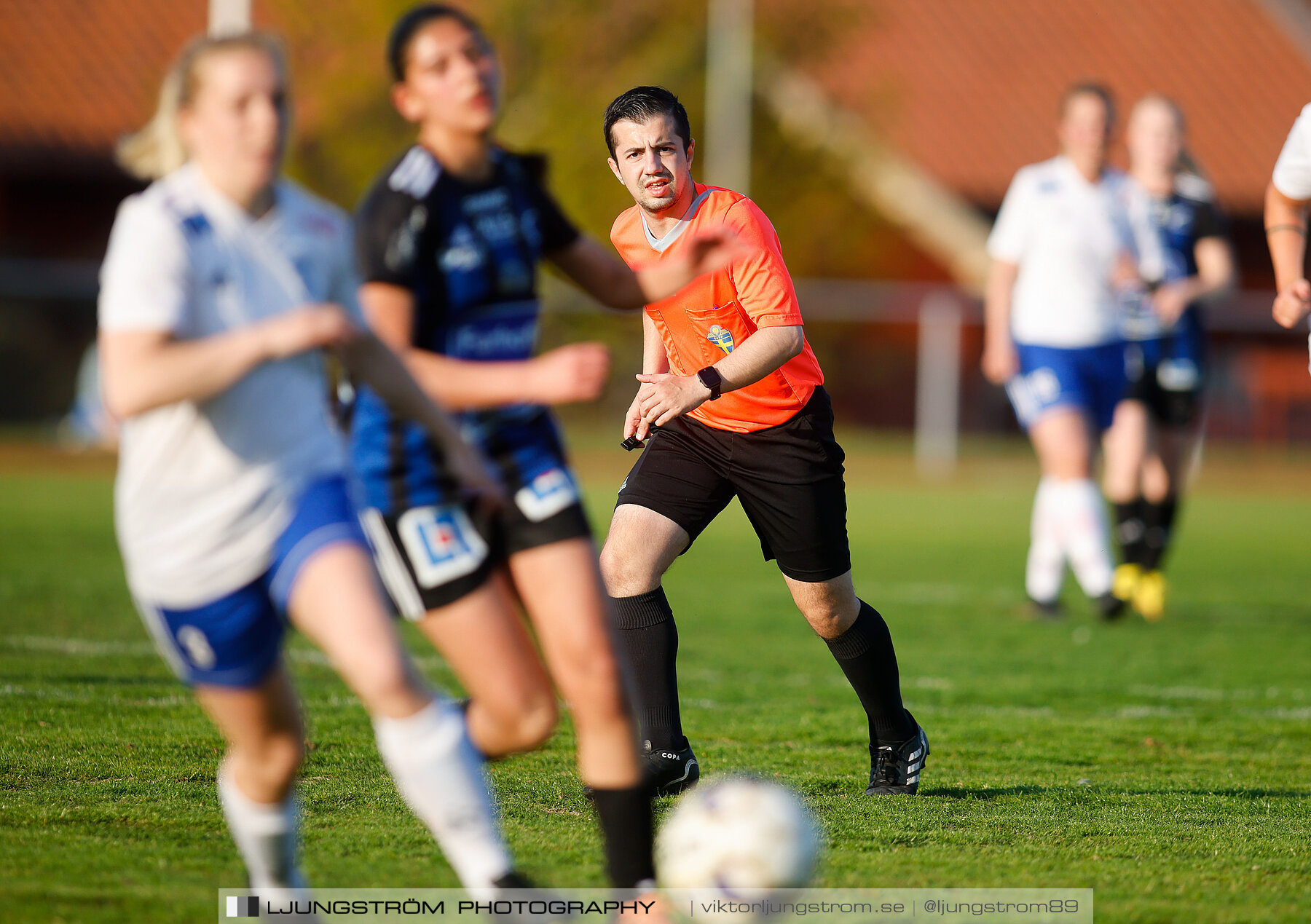 IFK Hjo-Skövde KIK 0-4,dam,Guldkroksvallen,Hjo,Sverige,Fotboll,,2023,310452