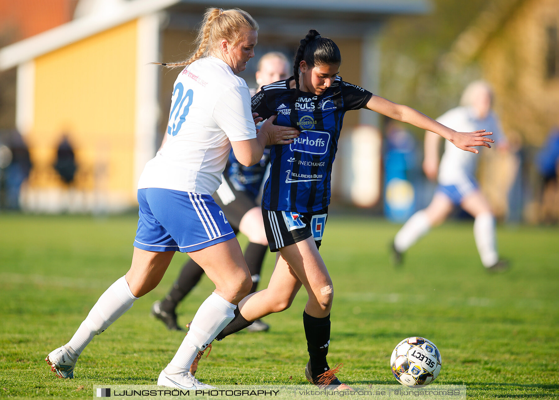 IFK Hjo-Skövde KIK 0-4,dam,Guldkroksvallen,Hjo,Sverige,Fotboll,,2023,310473