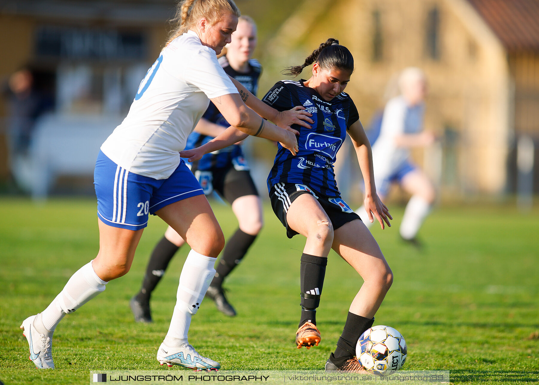 IFK Hjo-Skövde KIK 0-4,dam,Guldkroksvallen,Hjo,Sverige,Fotboll,,2023,310474