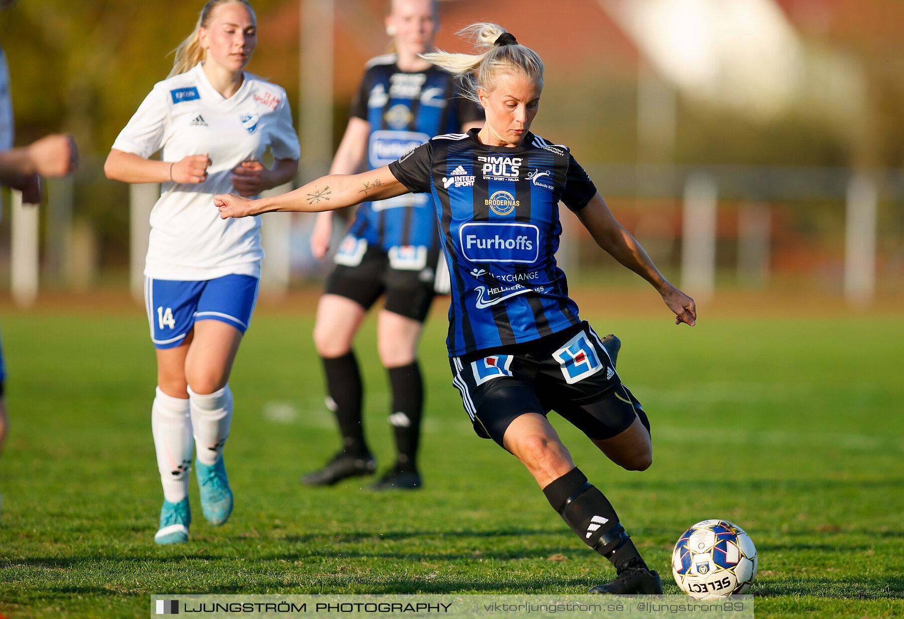 IFK Hjo-Skövde KIK 0-4,dam,Guldkroksvallen,Hjo,Sverige,Fotboll,,2023,310500