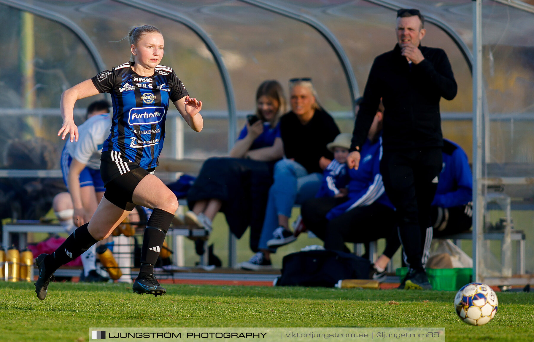 IFK Hjo-Skövde KIK 0-4,dam,Guldkroksvallen,Hjo,Sverige,Fotboll,,2023,310529