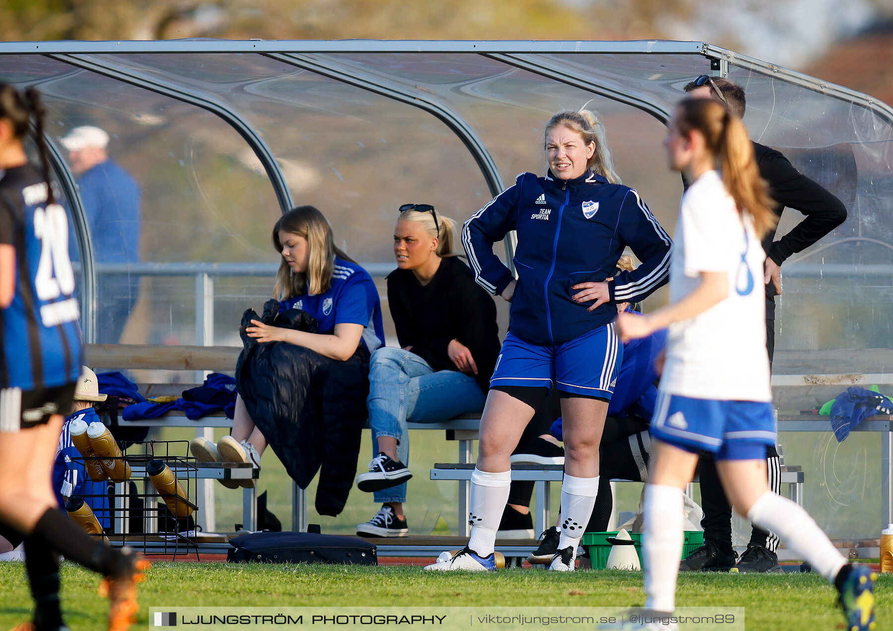 IFK Hjo-Skövde KIK 0-4,dam,Guldkroksvallen,Hjo,Sverige,Fotboll,,2023,310542