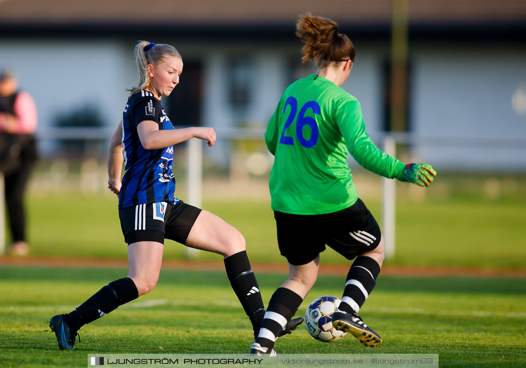 IFK Hjo-Skövde KIK 0-4,dam,Guldkroksvallen,Hjo,Sverige,Fotboll,,2023,310544