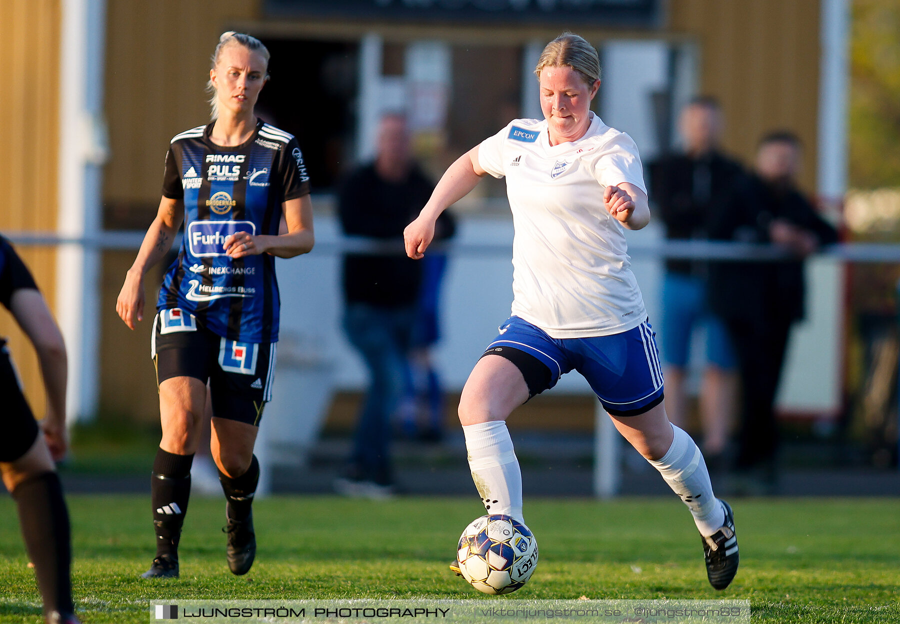 IFK Hjo-Skövde KIK 0-4,dam,Guldkroksvallen,Hjo,Sverige,Fotboll,,2023,310558