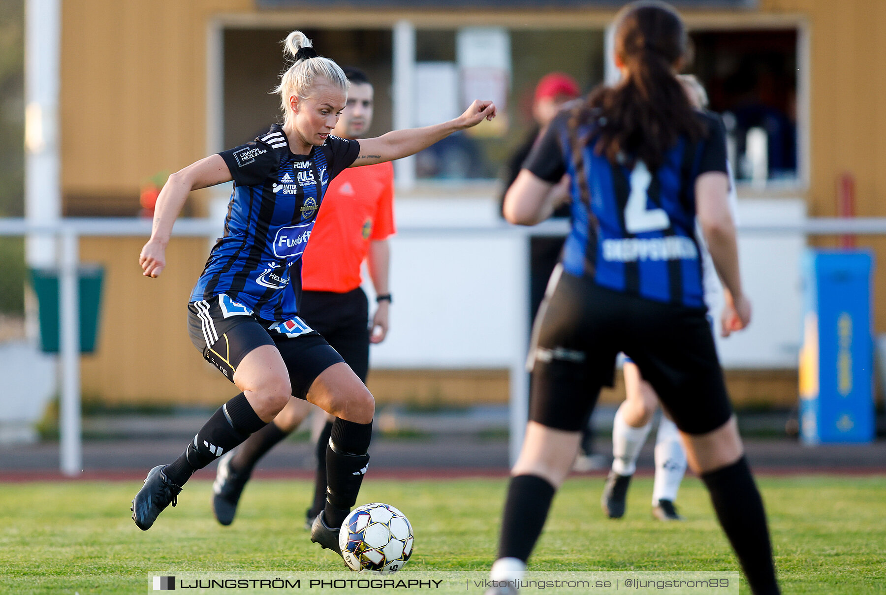 IFK Hjo-Skövde KIK 0-4,dam,Guldkroksvallen,Hjo,Sverige,Fotboll,,2023,310606