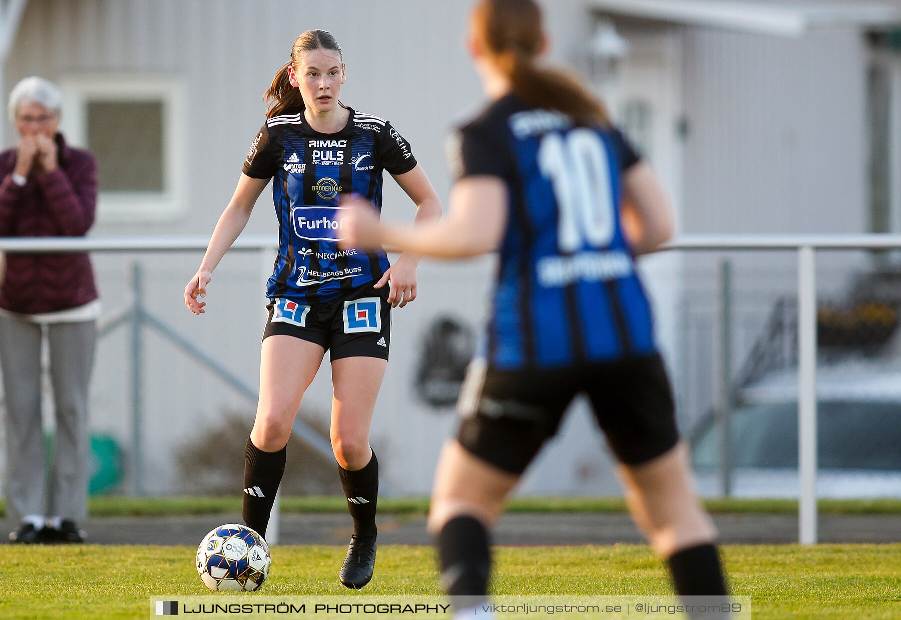 IFK Hjo-Skövde KIK 0-4,dam,Guldkroksvallen,Hjo,Sverige,Fotboll,,2023,310607