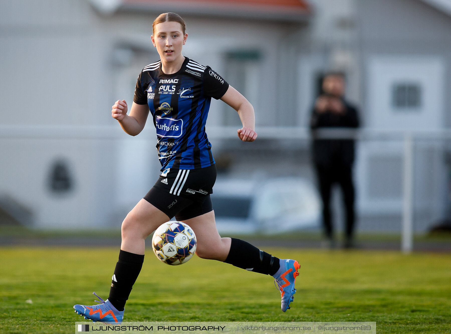 IFK Hjo-Skövde KIK 0-4,dam,Guldkroksvallen,Hjo,Sverige,Fotboll,,2023,310619