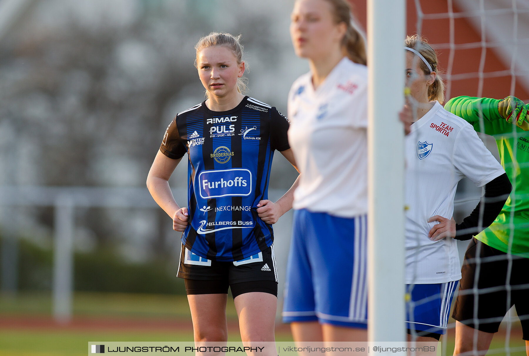 IFK Hjo-Skövde KIK 0-4,dam,Guldkroksvallen,Hjo,Sverige,Fotboll,,2023,310636